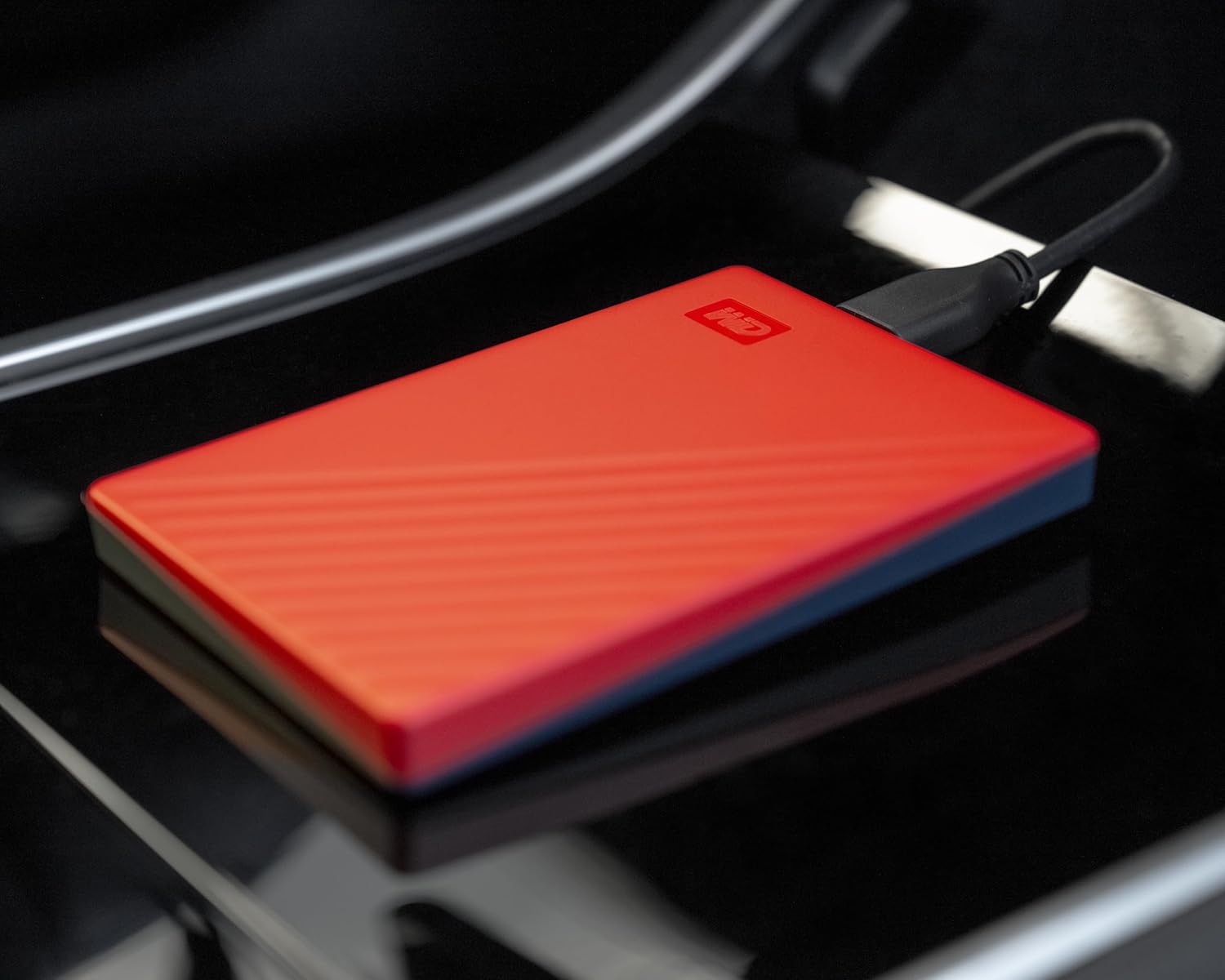 My Passport 4TB red - Portable Hard Drive with password protection and auto backup software - AHW Store