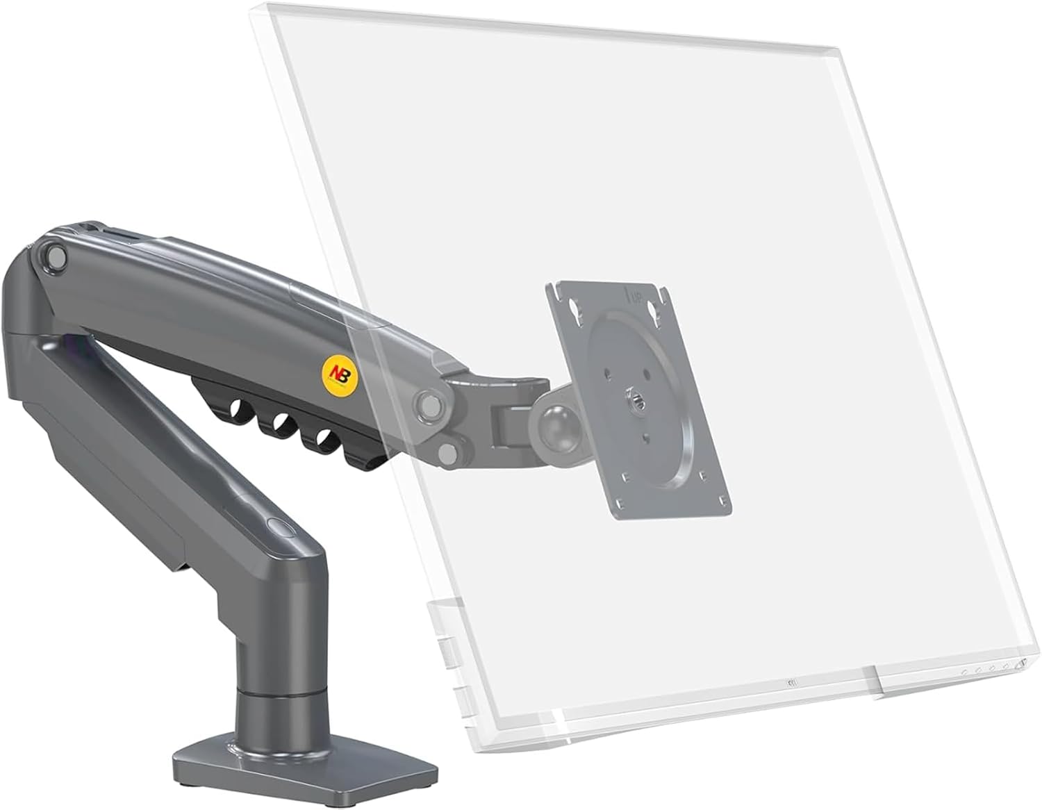 NB North Bayou Monitor Arm for 17 - 30 inch Screen Monitor Stand Height Adjustable Monitor Mount Brack - AHW Store