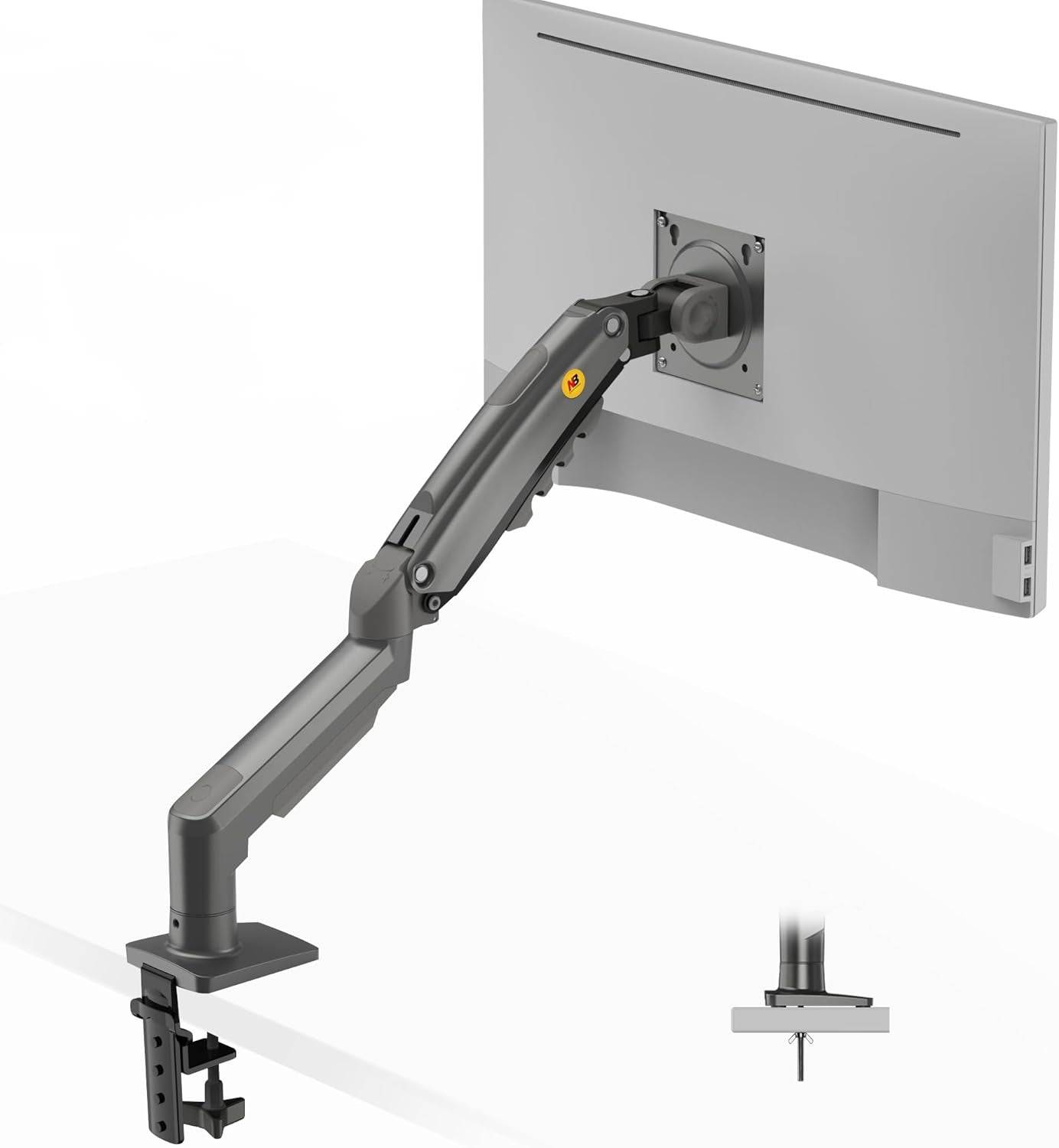 NB North Bayou Monitor Arm for 17 - 30 inch Screen Monitor Stand Height Adjustable Monitor Mount Brack - AHW Store
