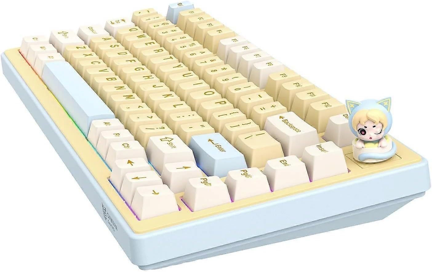 ONEKUMA MT707 Mechanical Gaming Keyboard RGB Backlight Durable Switches Full - Size Layout USB Wirelee - AHW Store