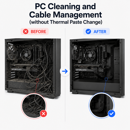 PC Cleaning and Cable Management (without Thermalpaste Change) - AHW Store