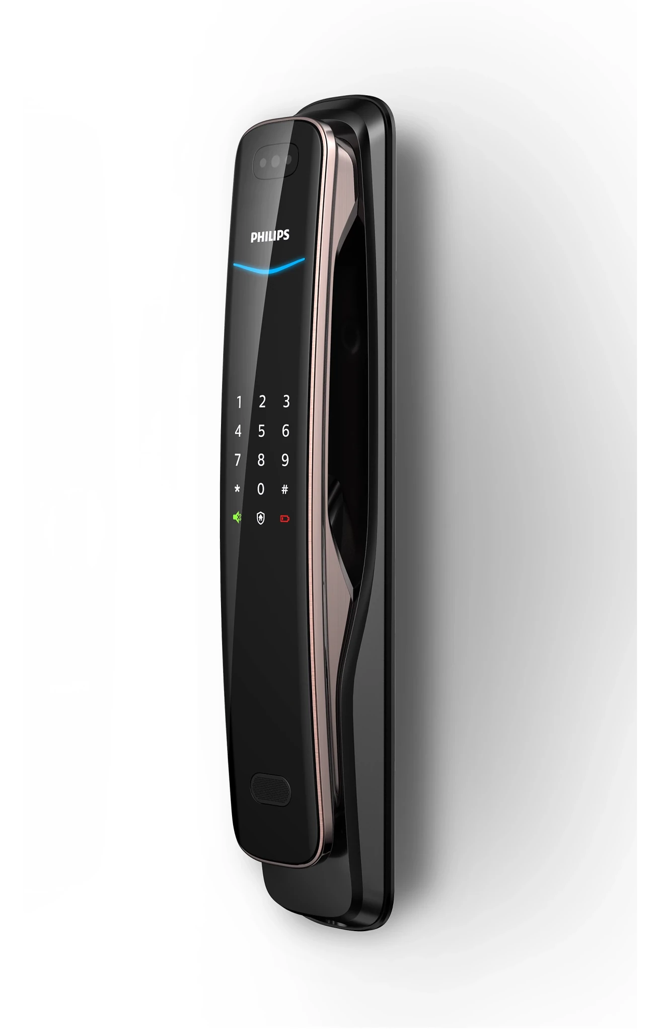 Philips Easy DDL702 - 8HWS Smart Door Lock with Face ID, Finger, Card, Password, App OTP unlock - Colo - AHW Store