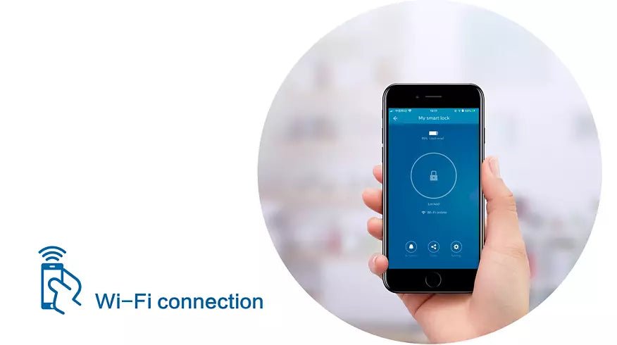 Philips Easy DDL702 - 8HWS Smart Door Lock with Face ID, Finger, Card, Password, App OTP unlock - Colo - AHW Store
