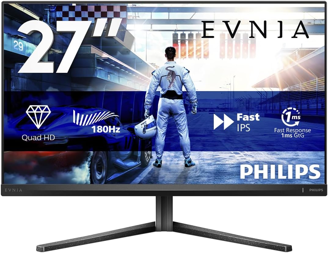 PHILIPS Evnia 27M2N5500XD Gaming Monitor 27 Inch IPS Dual Mode (2K 540 Hz or HD 1000Hz) 1Ms Black - AHW Store