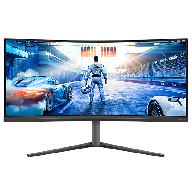 PHILIPS Evnia 34M2C5500 Curved Gaming Monitor 34 Inch Fast VA 2K 180Hz 0.5ms Black