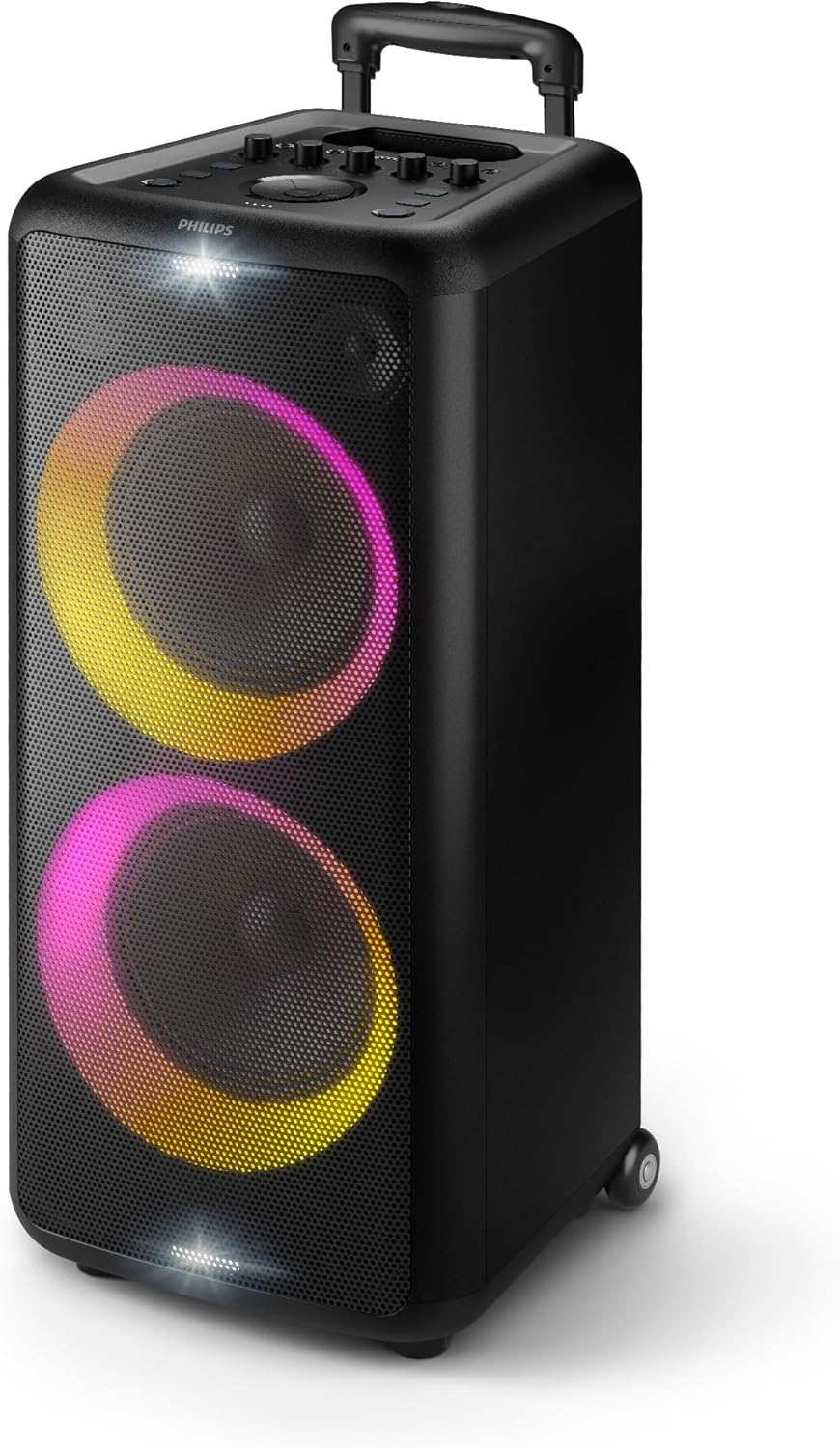Philips X5206 Bluetooth Party Speaker with Extra bass, Up to 14 Hours Battery, Party Lights and Kara - AHW Store