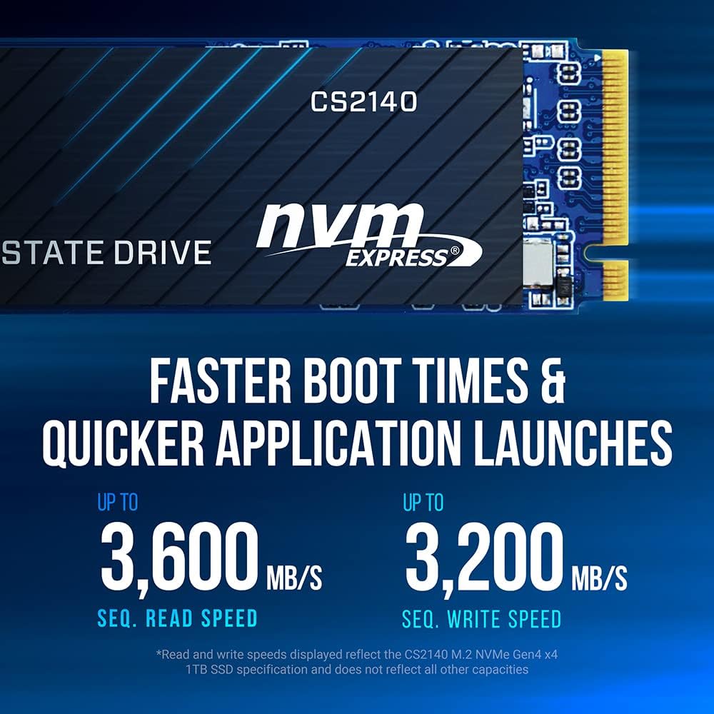 PNY CS2140 500GB PCIe 4.0 Nvme M.2 SSD - AHW Store