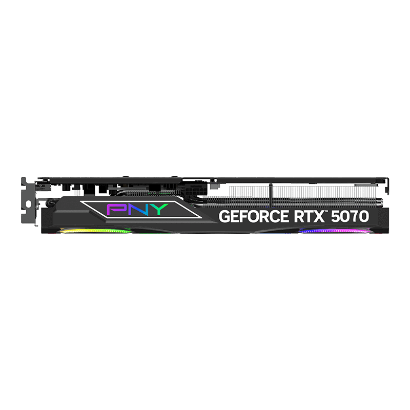PNY GeForce RTX 5070 12GB GDDR7 ARGB Epic-X OC Card Black - AHW Store
