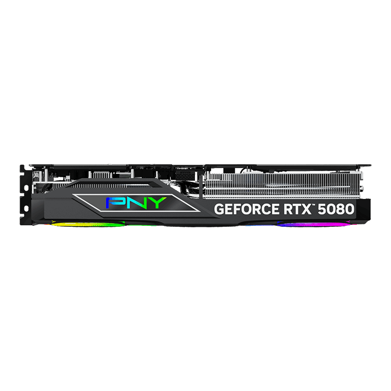 PNY GeForce RTX 5080 16GB GDDR7 Epic-X ARGB OC Graphics Card Black - AHW Store