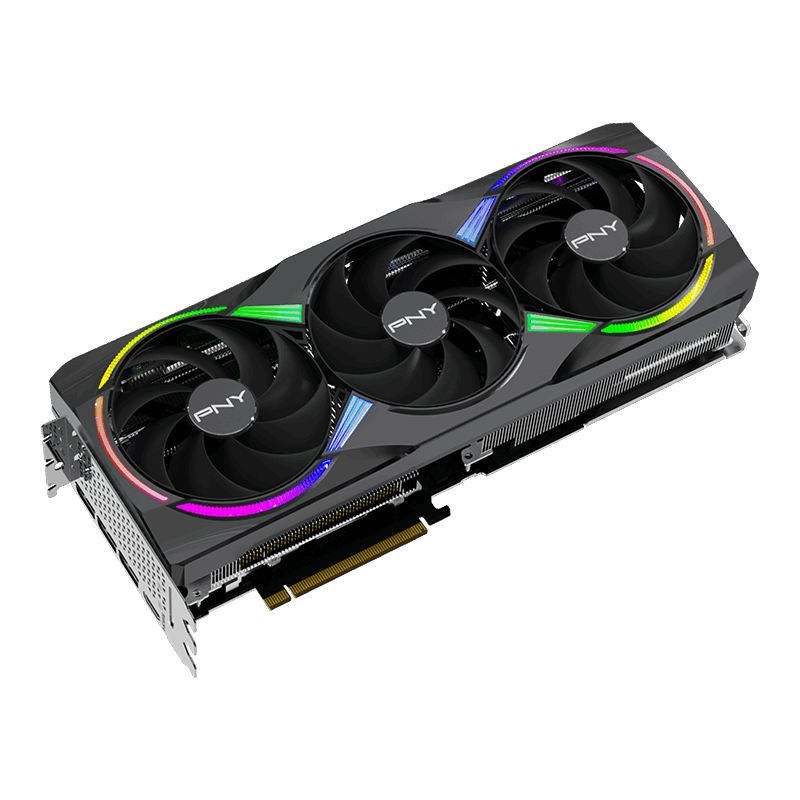 PNY GeForce RTX 5080 16GB GDDR7 Epic-X ARGB OC Graphics Card Black