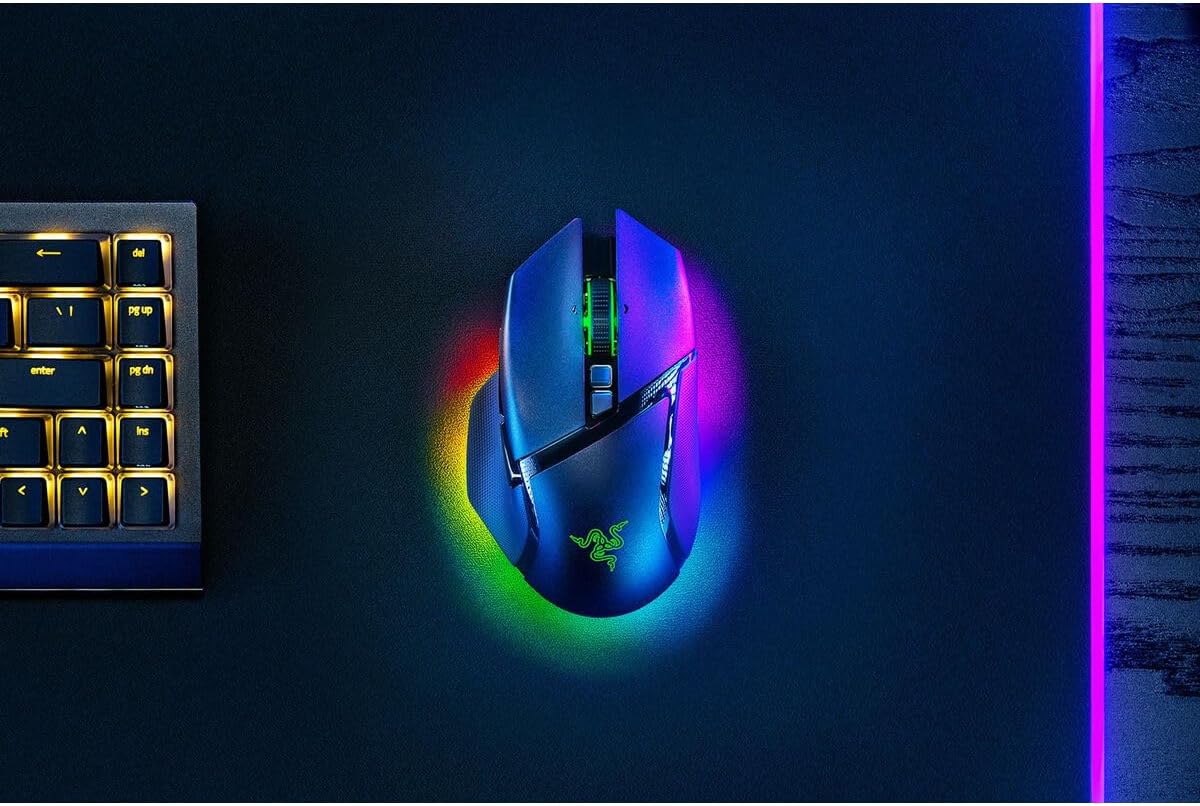 Razer Basilisk V3 Pro Customizable Wireless Gaming Mouse - Fast Optical Switches Gen - 3, HyperScroll - AHW Store