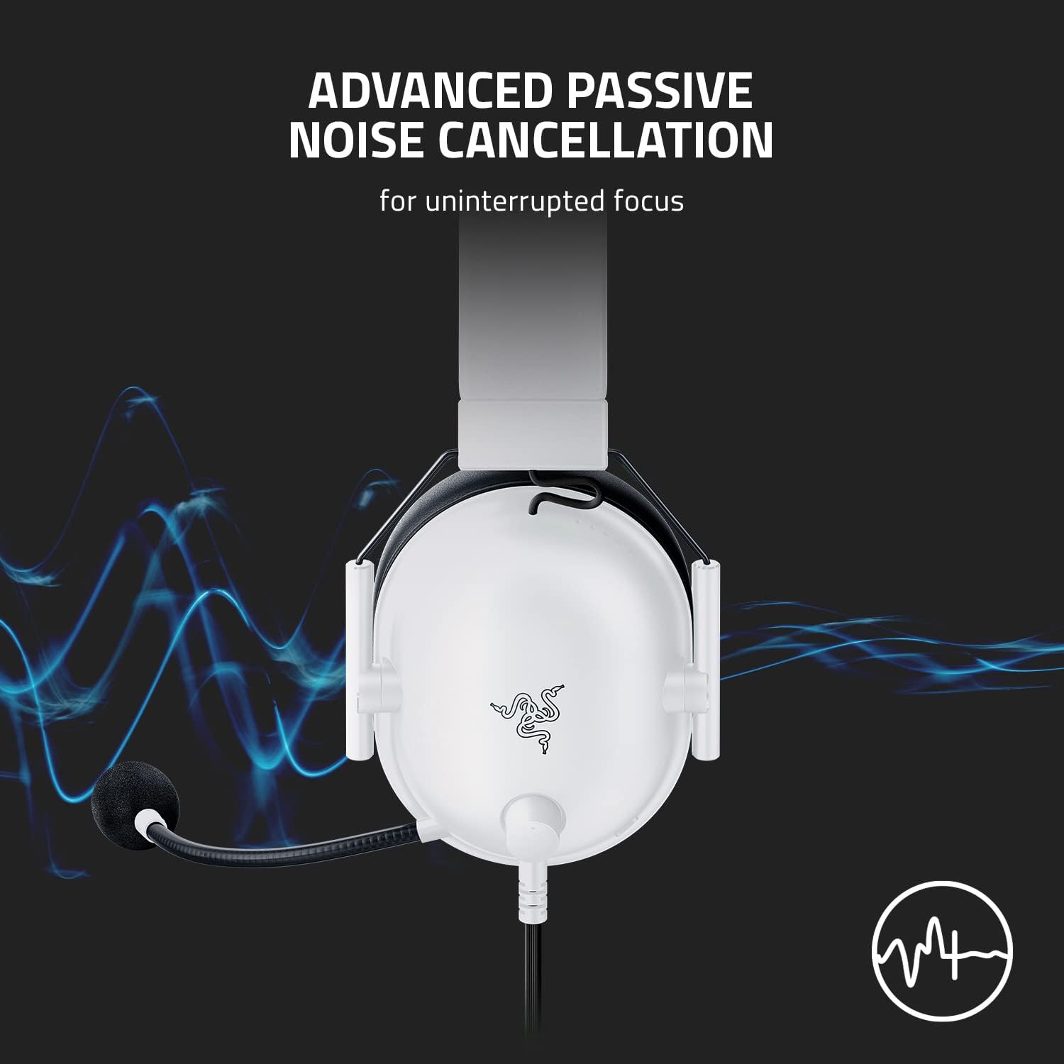 Razer BlackShark V2 X Gaming Headset: 7.1 Surround Sound - 50mm Drivers - Memory Foam Cushion - for - AHW Store