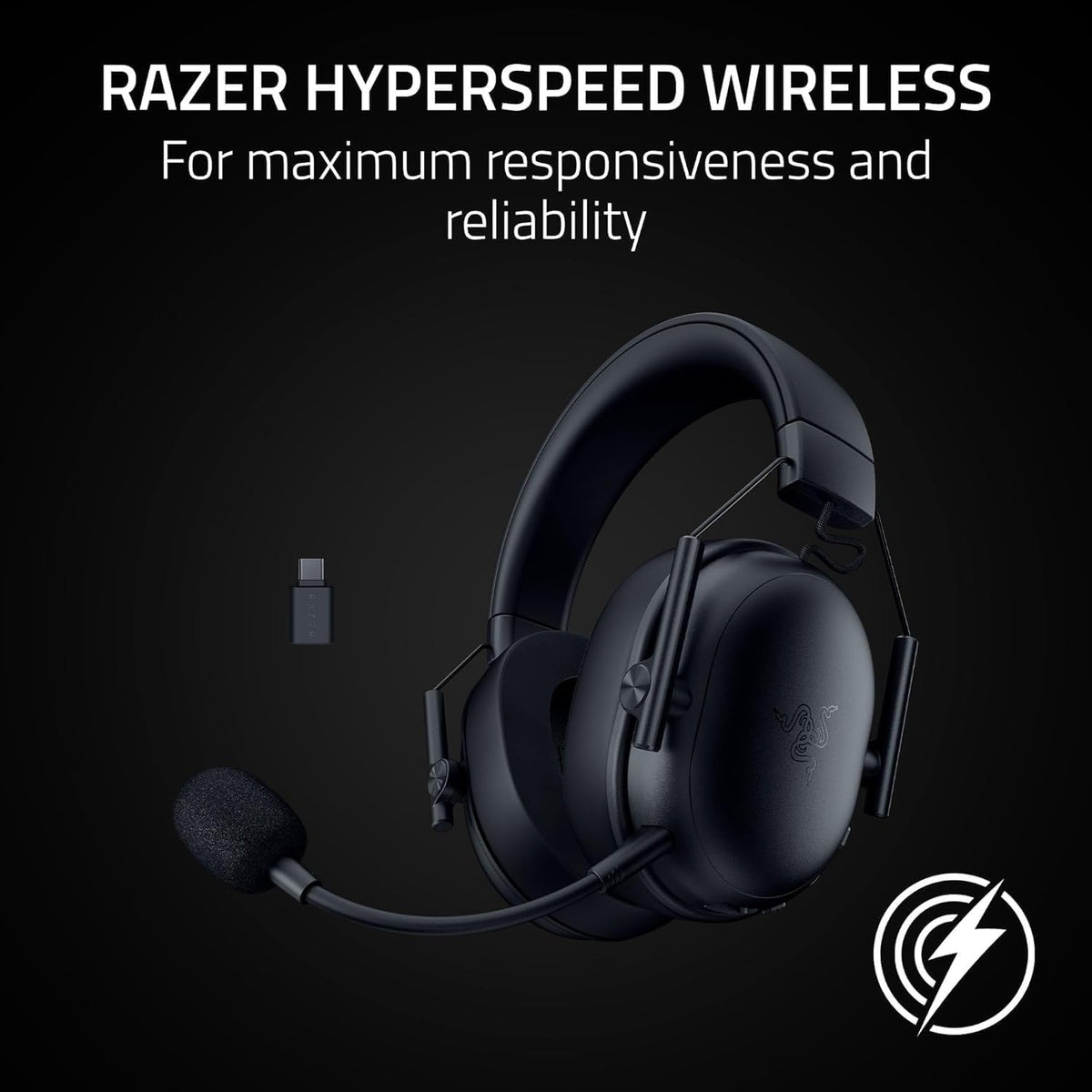 Razer BlackShark V3 X HyperSpeed Wireless & Bluetooth & USB Gaming Headset Black - AHW Store