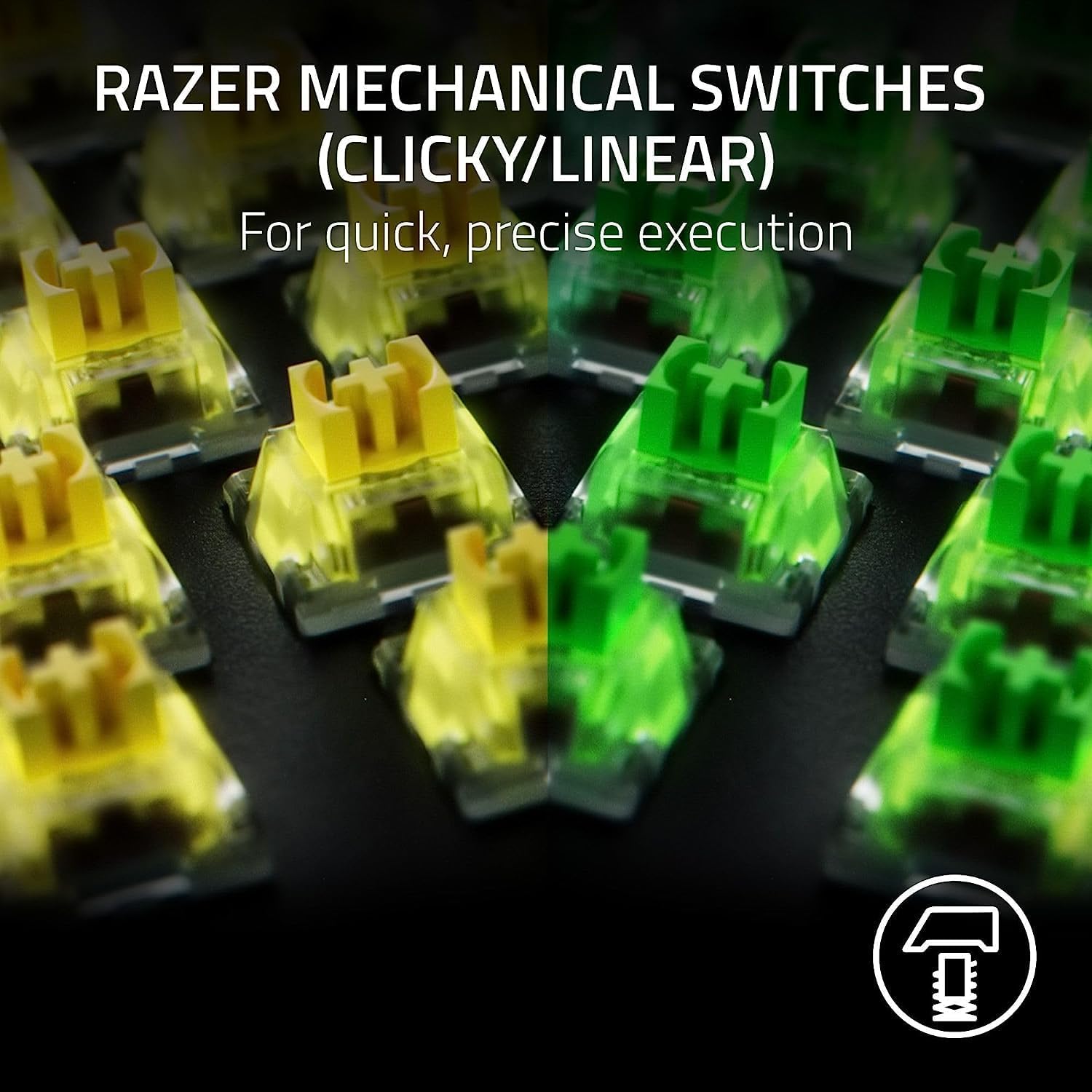Razer BlackWidow V4 X - Mechanical Gaming Keyboard, Arabic Layout, Green Switches Tactile & Clicky, - AHW Store