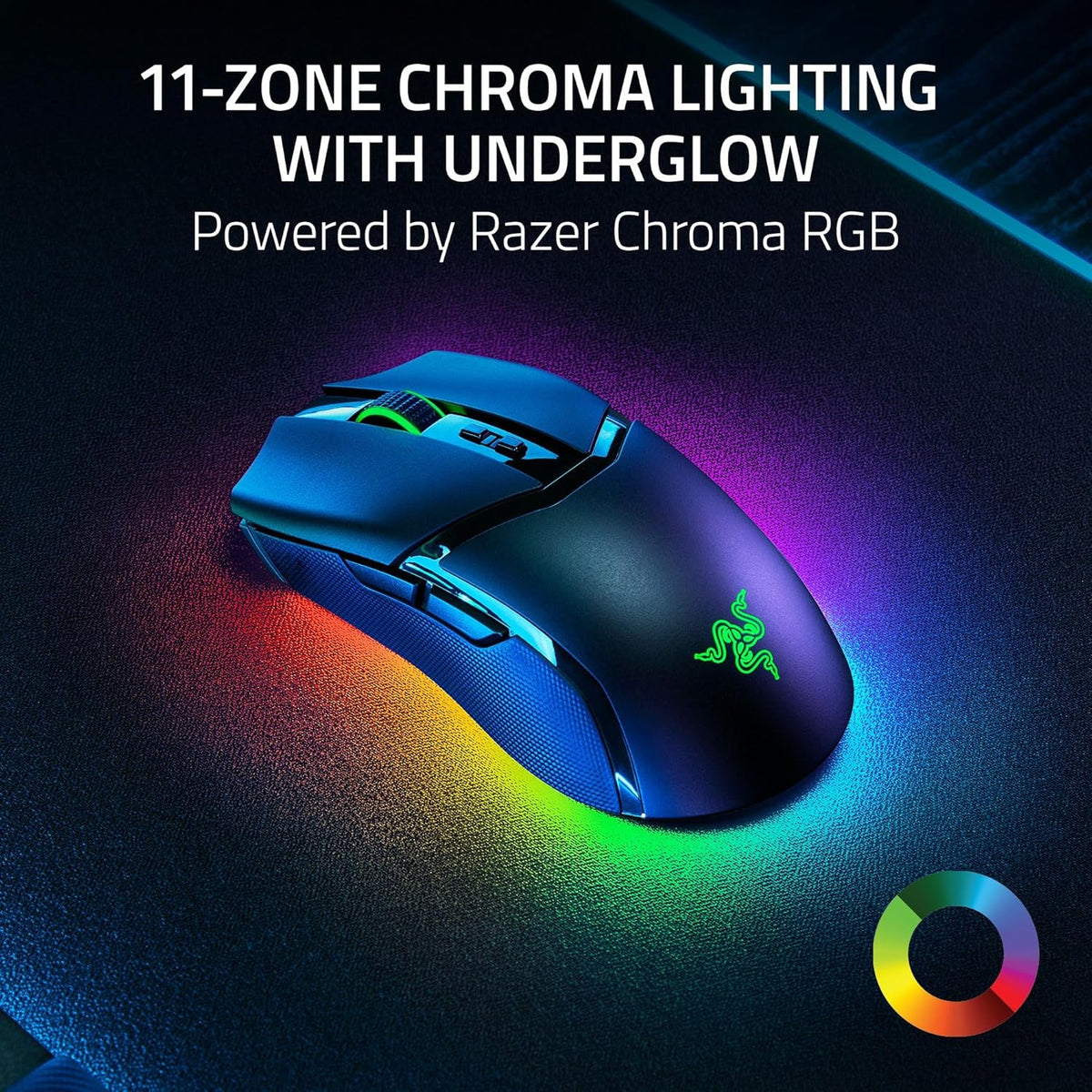 Razer Cobra Pro RGB HyperSpeed Wireless & Bluetooth & Wired Gaming Mouse 30000 DPI 8 Buttons Black - AHW Store