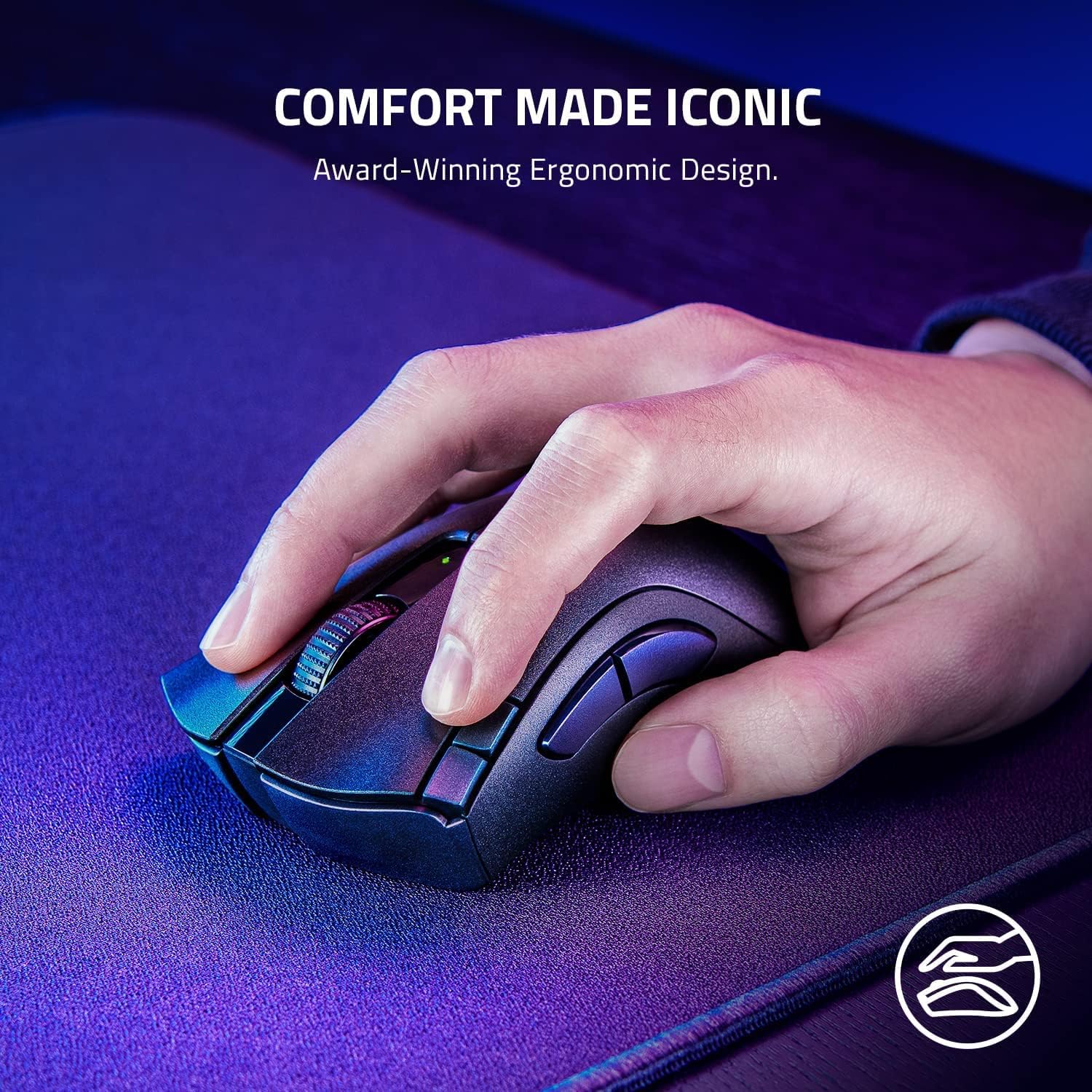 Razer DeathAdder V2 X HyperSpeed Gaming Mouse: Ergonomic Design, Ultra - Fast Wireless, 235hr Battery - AHW Store