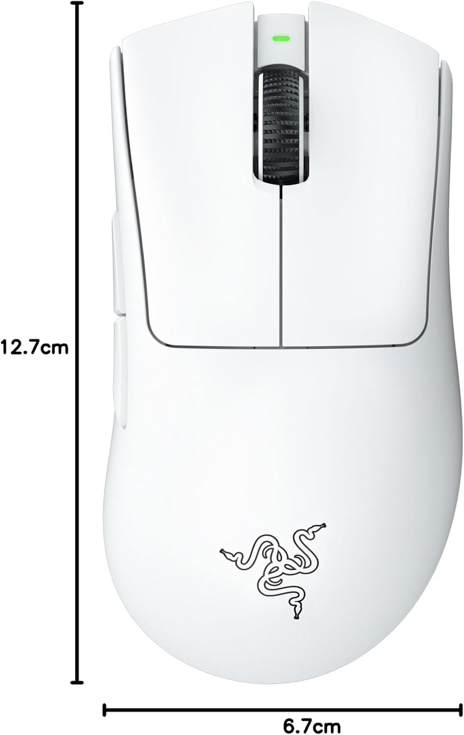 Razer DeathAdder V3 Pro Wireless Gaming Mouse 64g 30000 DPI HyperSpeed White - AHW Store