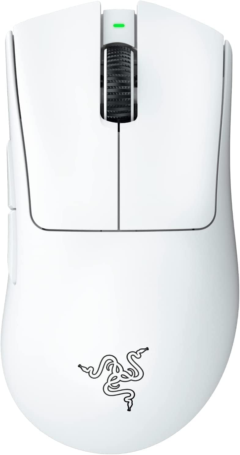 Razer DeathAdder V3 Pro Wireless Gaming Mouse 64g 30000 DPI HyperSpeed White - AHW Store