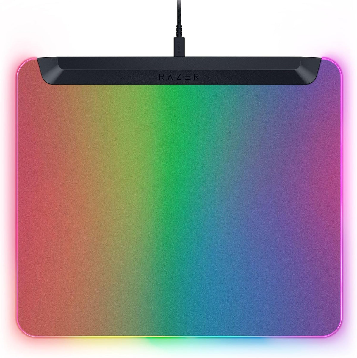 Razer Firefly V2 Pro Fully Illuminated RGB Gaming Mouse Mat: Backlit Design - 15 Zone Chroma Lighting - USB 2.0 Port - Detachable USB Type C Cable - Micro Textured Surface - Anti Slip Base - AHW Store