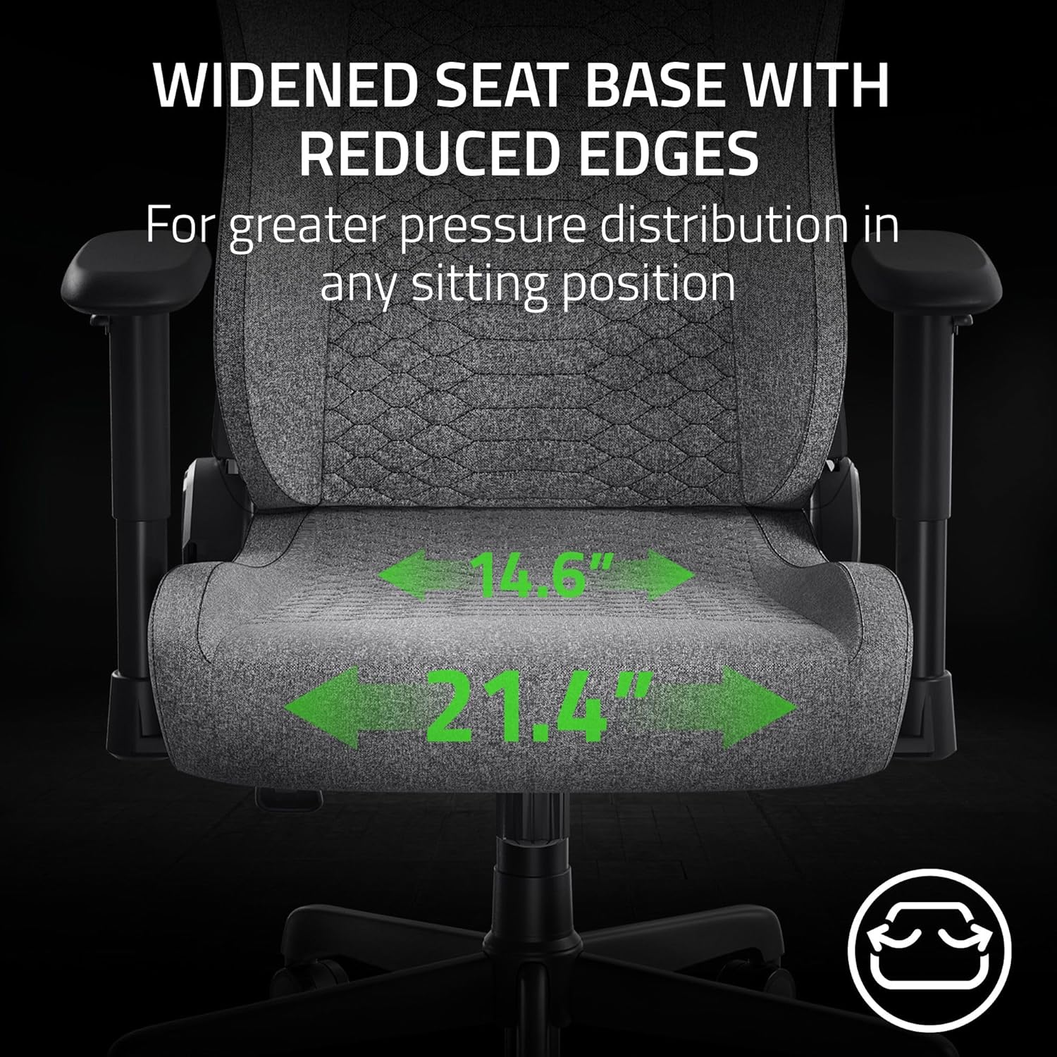 Razer Iskur V2 X Fabric Edition Gaming Chair Light Gray