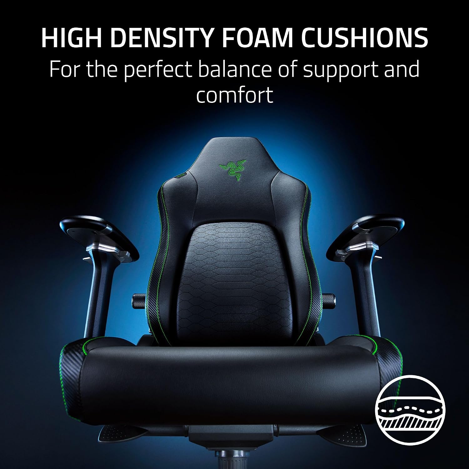 Razer ISKUR V2 Fabric Edition Gaming Chair Dark Gray