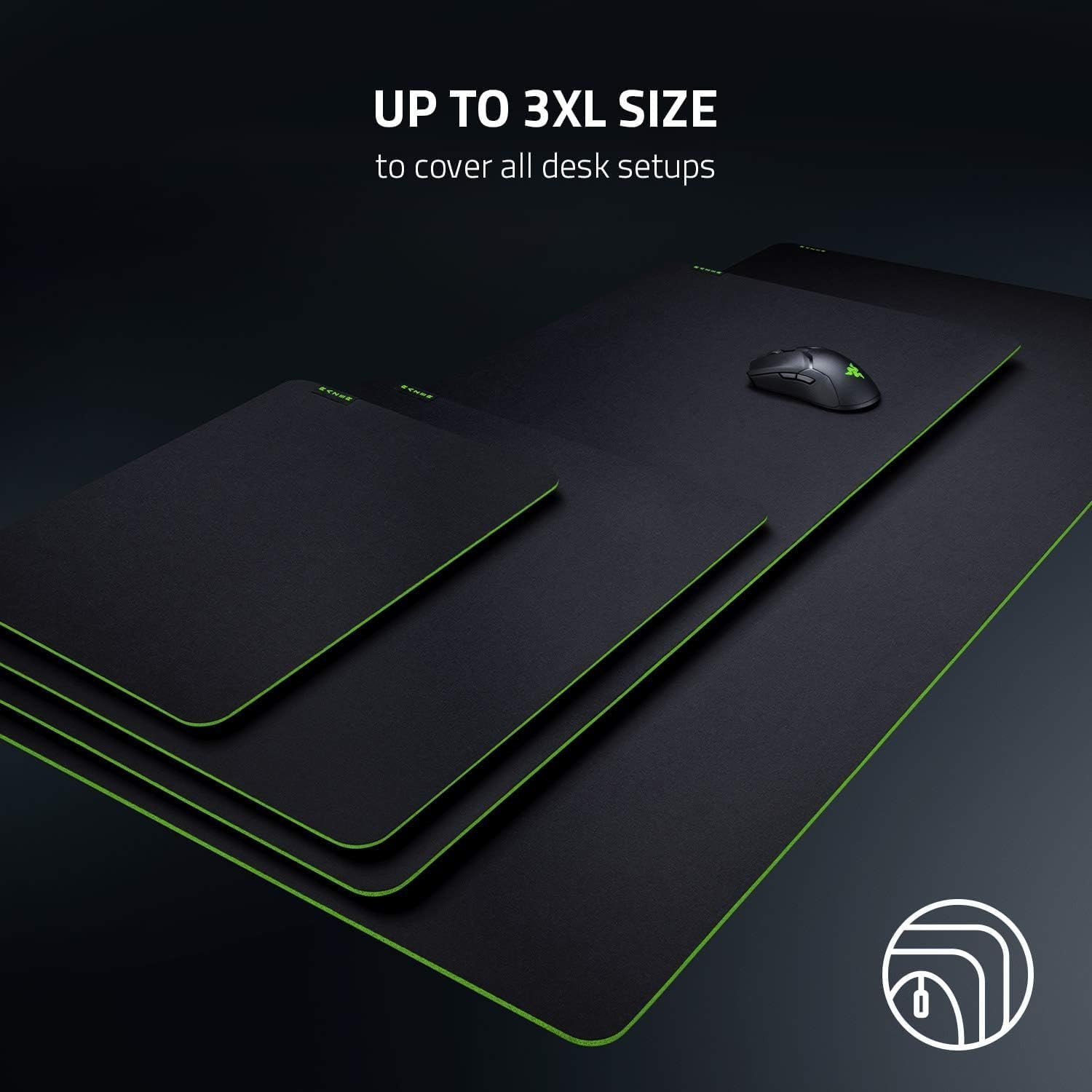 Razer GigantUS V2 Cloth Gaming MoUSe Pad (XXL): Thick, High - Density Foam - Non - Slip Base, Classic Bl - AHW Store