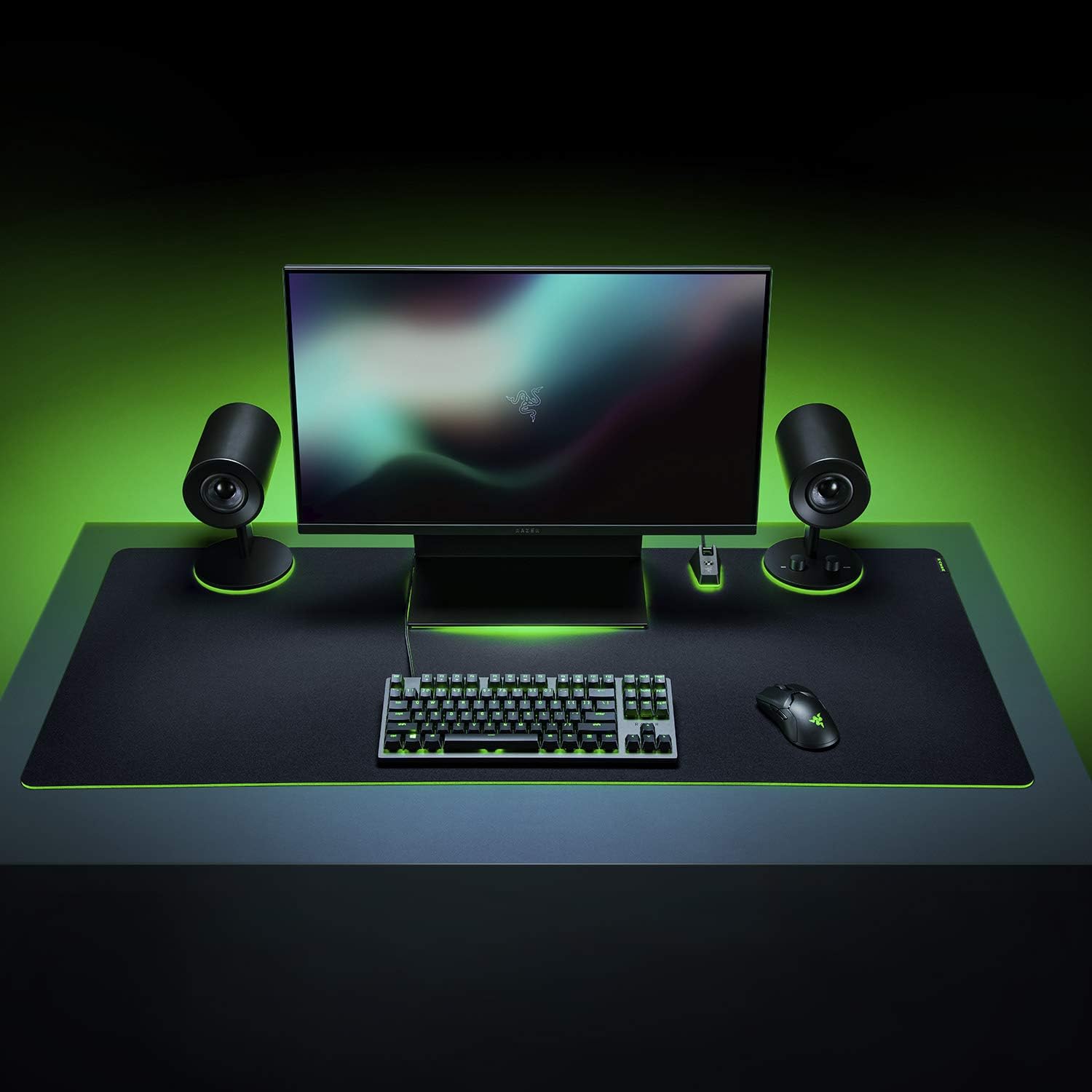 Razer GigantUS V2 Cloth Gaming MoUSe Pad (XXL): Thick, High - Density Foam - Non - Slip Base, Classic Bl - AHW Store