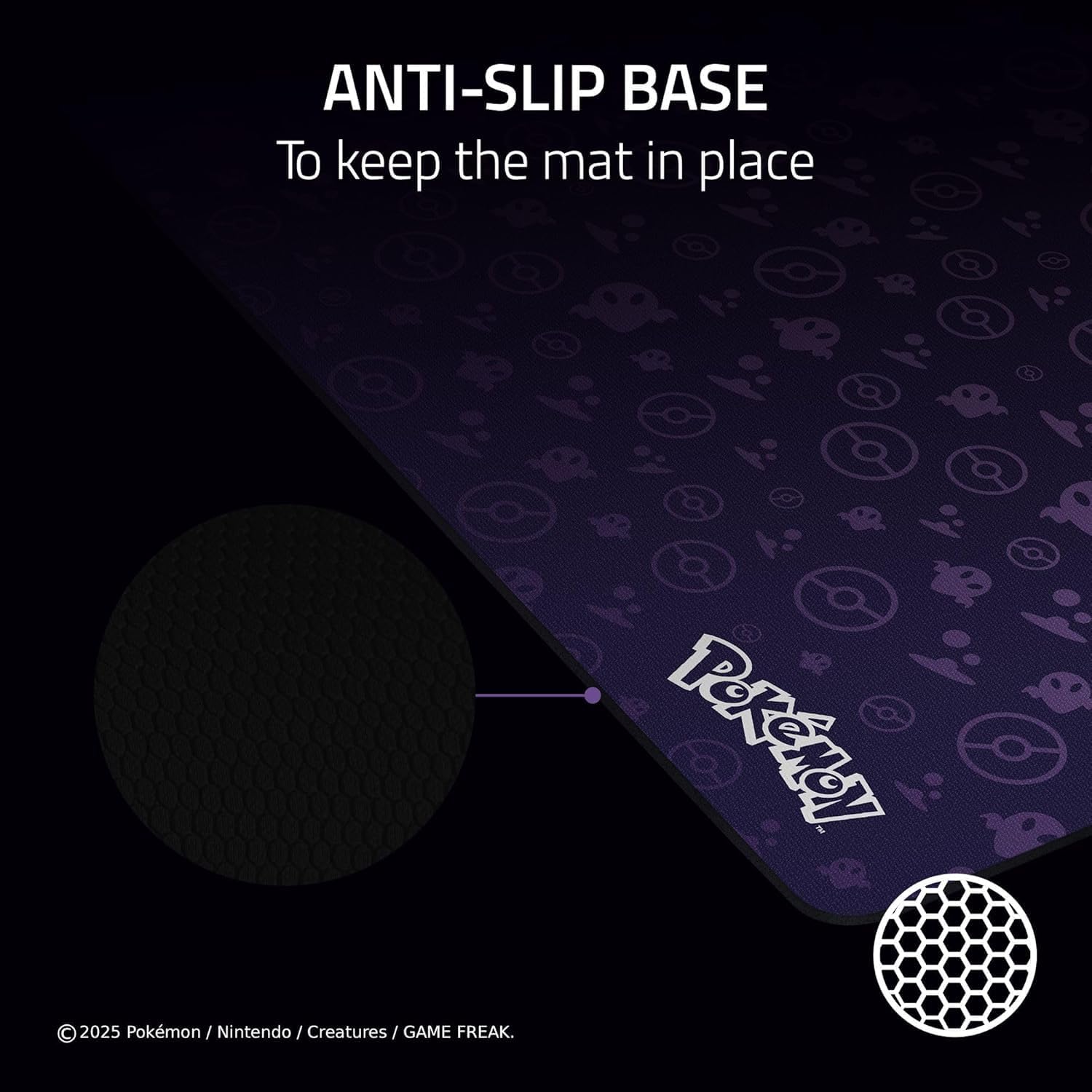 Razer Gigantus V2 XXL Pokémon Gengar - Soft gaming mouse mat for speed and control - Textured micro - AHW Store