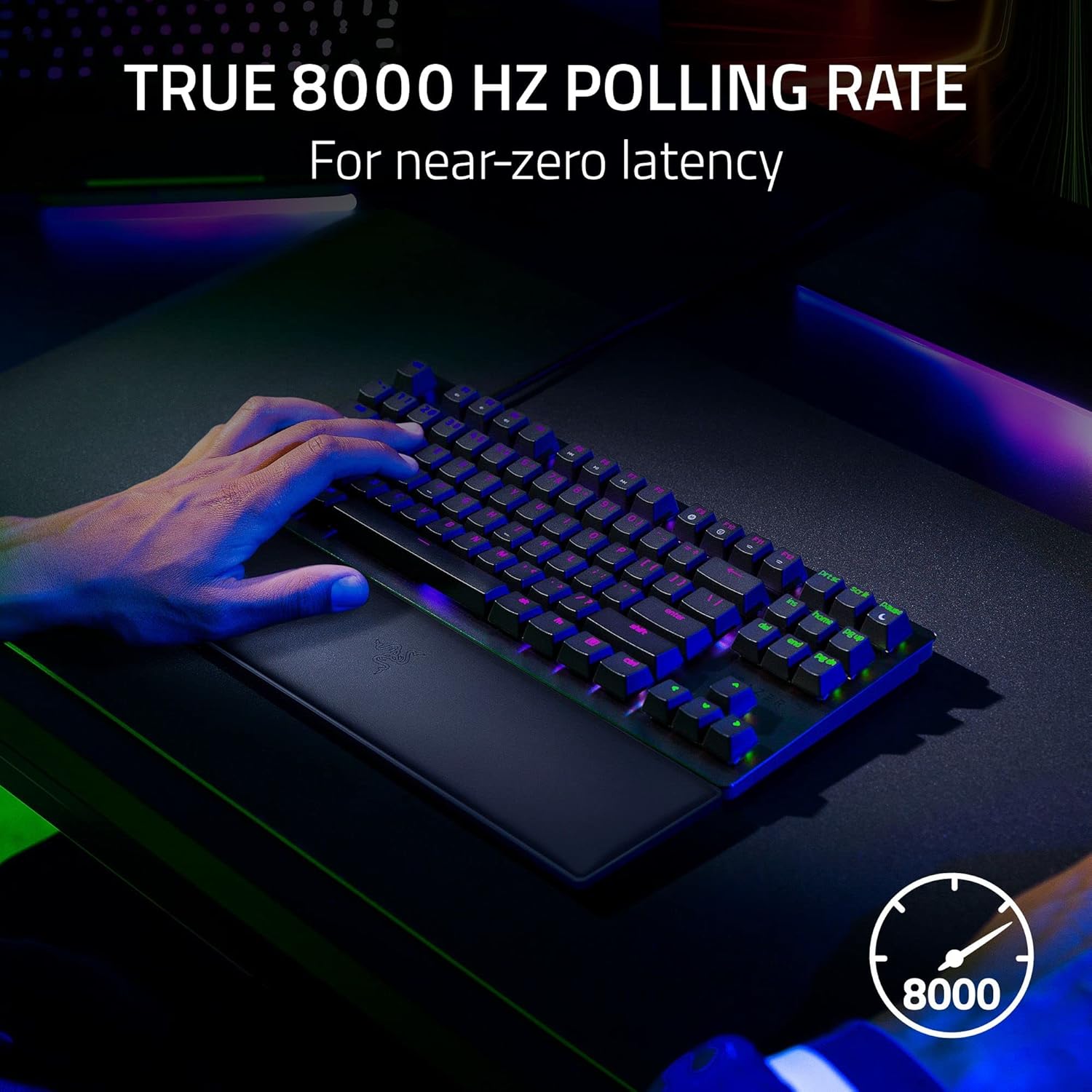 Razer Huntsman V2 TKL Tenkeyless Gaming Keyboard: Fast Clicky Optical Switches w/Quick Keystrokes & - AHW Store