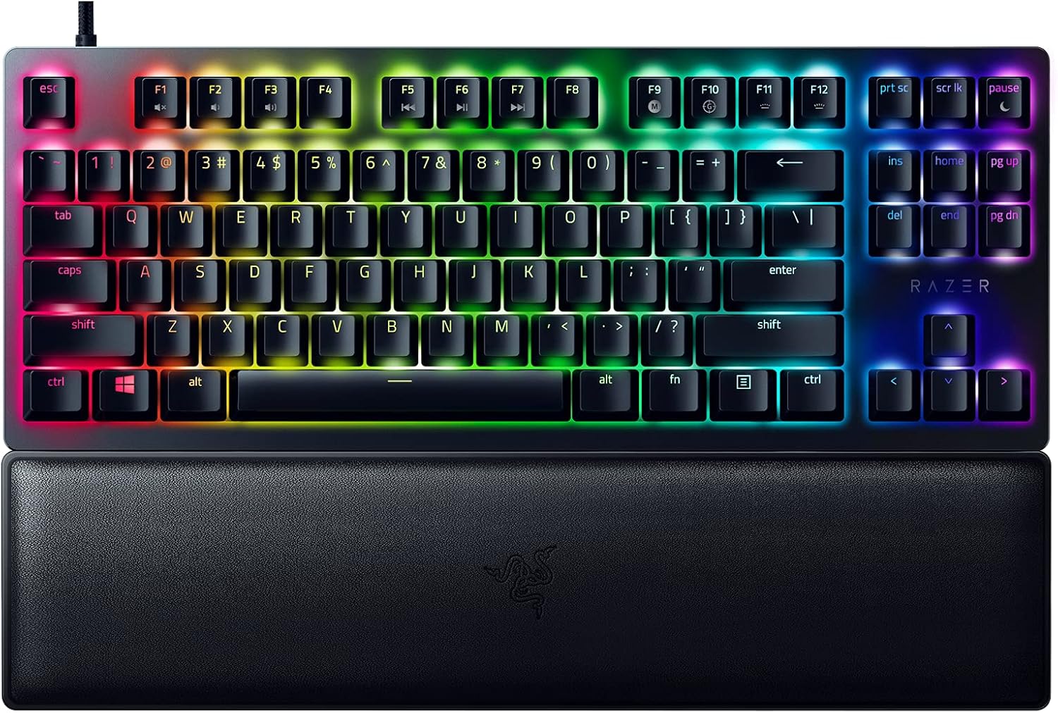 Razer Huntsman V2 TKL Tenkeyless Gaming Keyboard: Fast Clicky Optical Switches w/Quick Keystrokes & - AHW Store