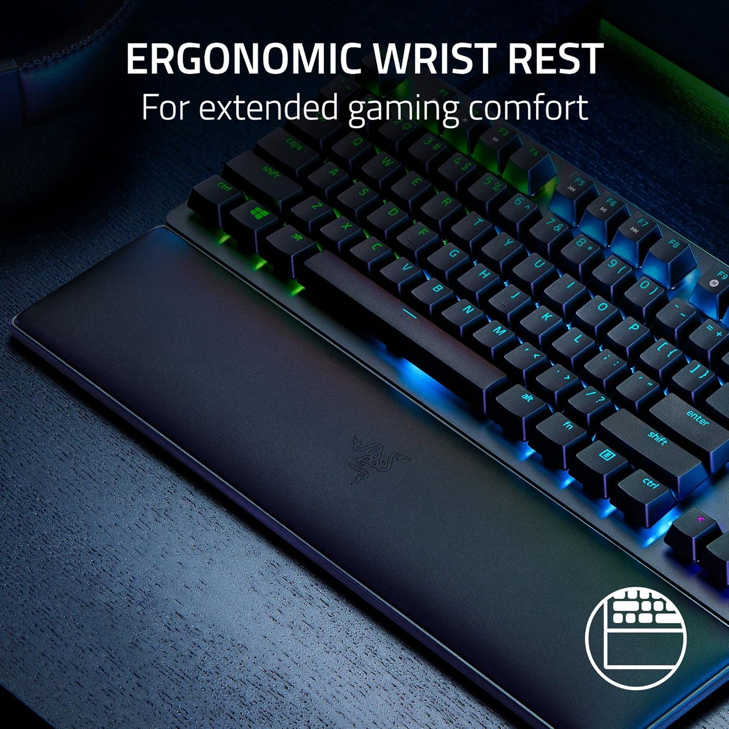 Razer Huntsman V2 TKL Tenkeyless Gaming Keyboard: Fast Clicky Optical Switches w/Quick Keystrokes & - AHW Store