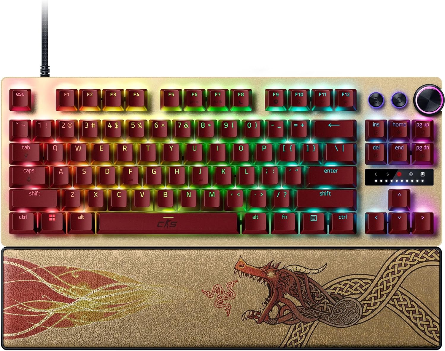 Razer Huntsman V3 Pro Tenkeyless Counter - Strike 2 Dragon Lore - Analogue optical TKL e - sports PC key - AHW Store