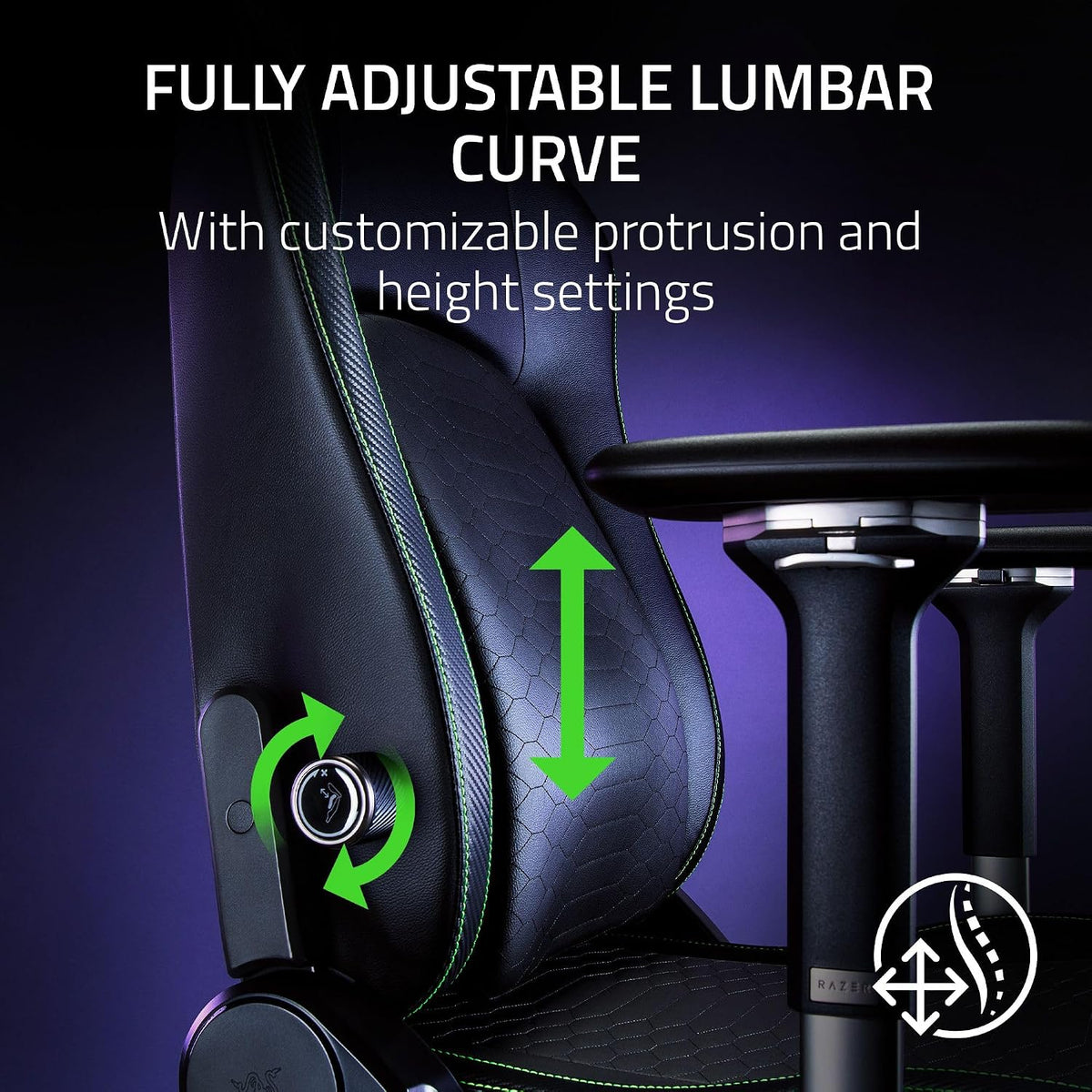 Razer ISKUR V2 Fabric Edition Gaming Chair Dark Gray - AHW Store