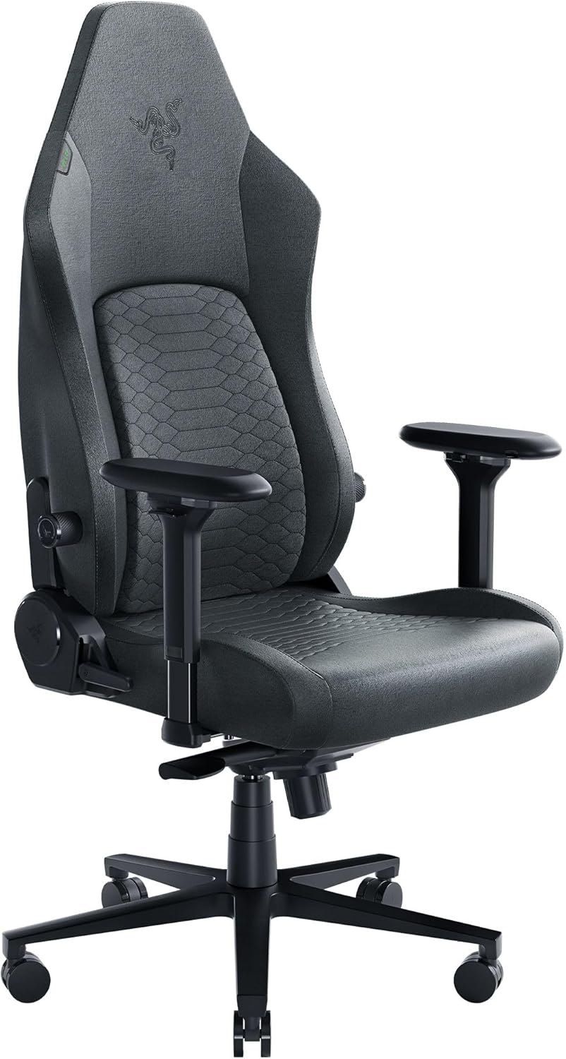 Razer ISKUR V2 Fabric Edition Gaming Chair Dark Gray - AHW Store