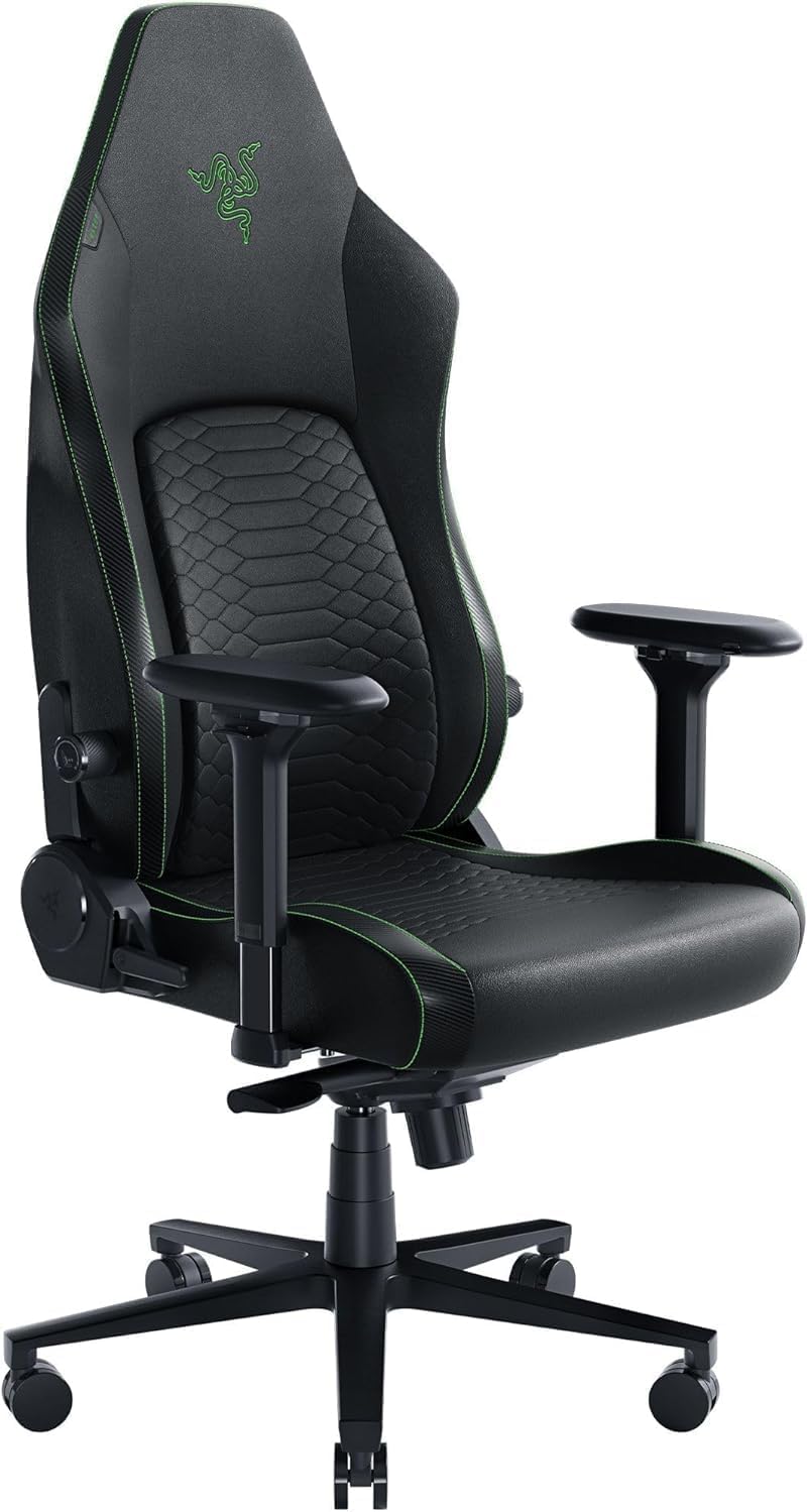 Razer Iskur V2 Gaming Chair Black/Green - AHW Store