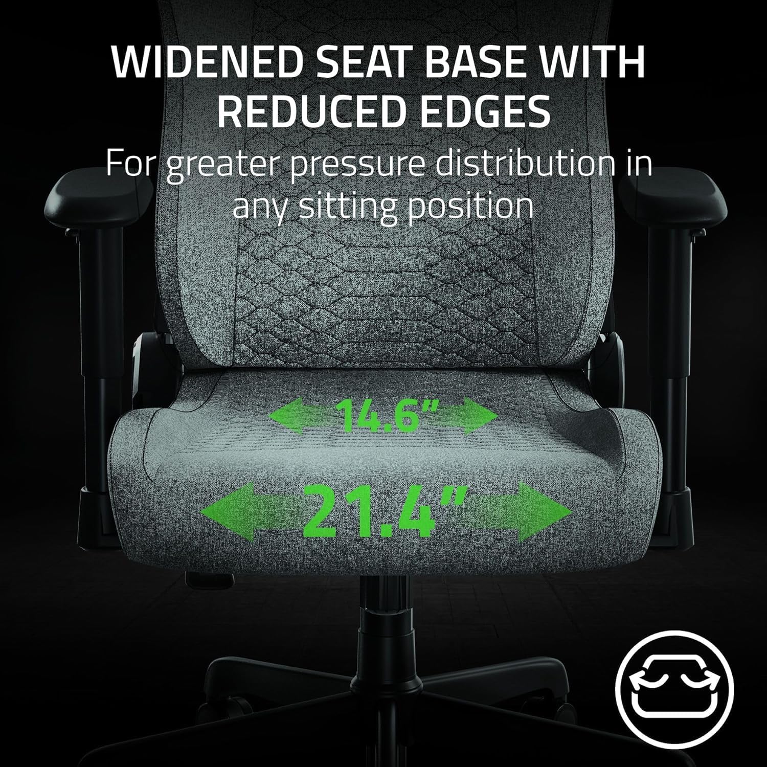 Razer Iskur V2 X Fabric Gaming Chair - Black - AHW Store