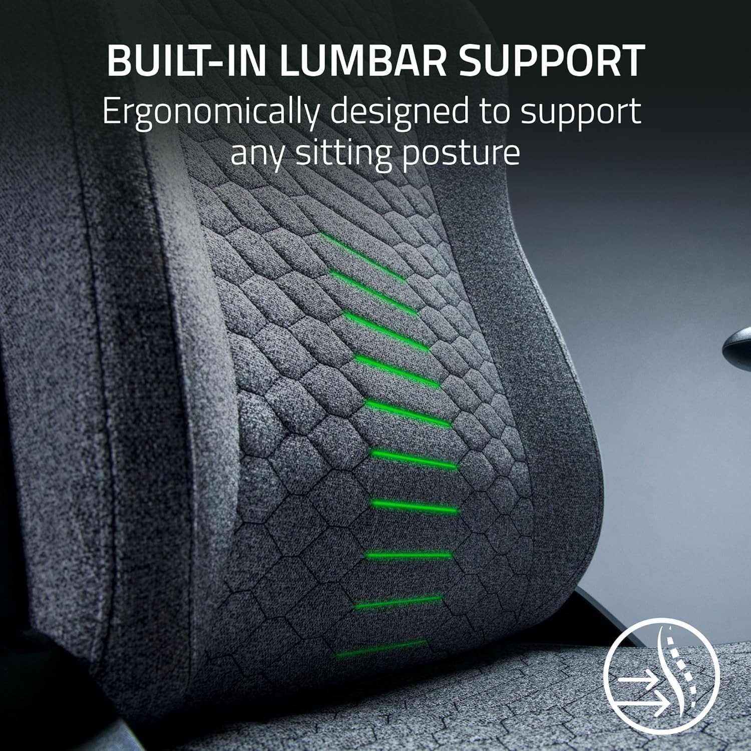 Razer Iskur V2 X Fabric Gaming Chair - Black - AHW Store