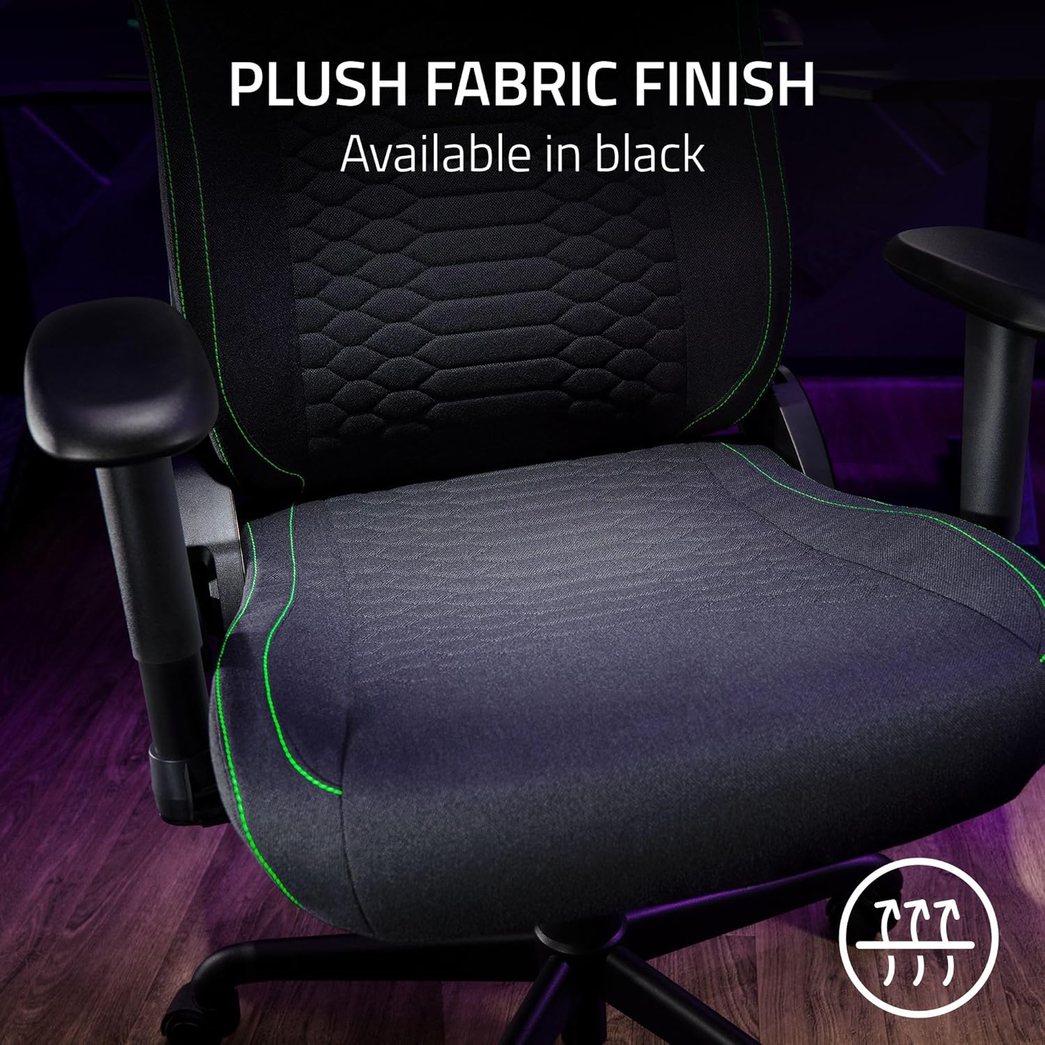Razer Iskur V2 X Fabric Gaming Chair - Black - AHW Store