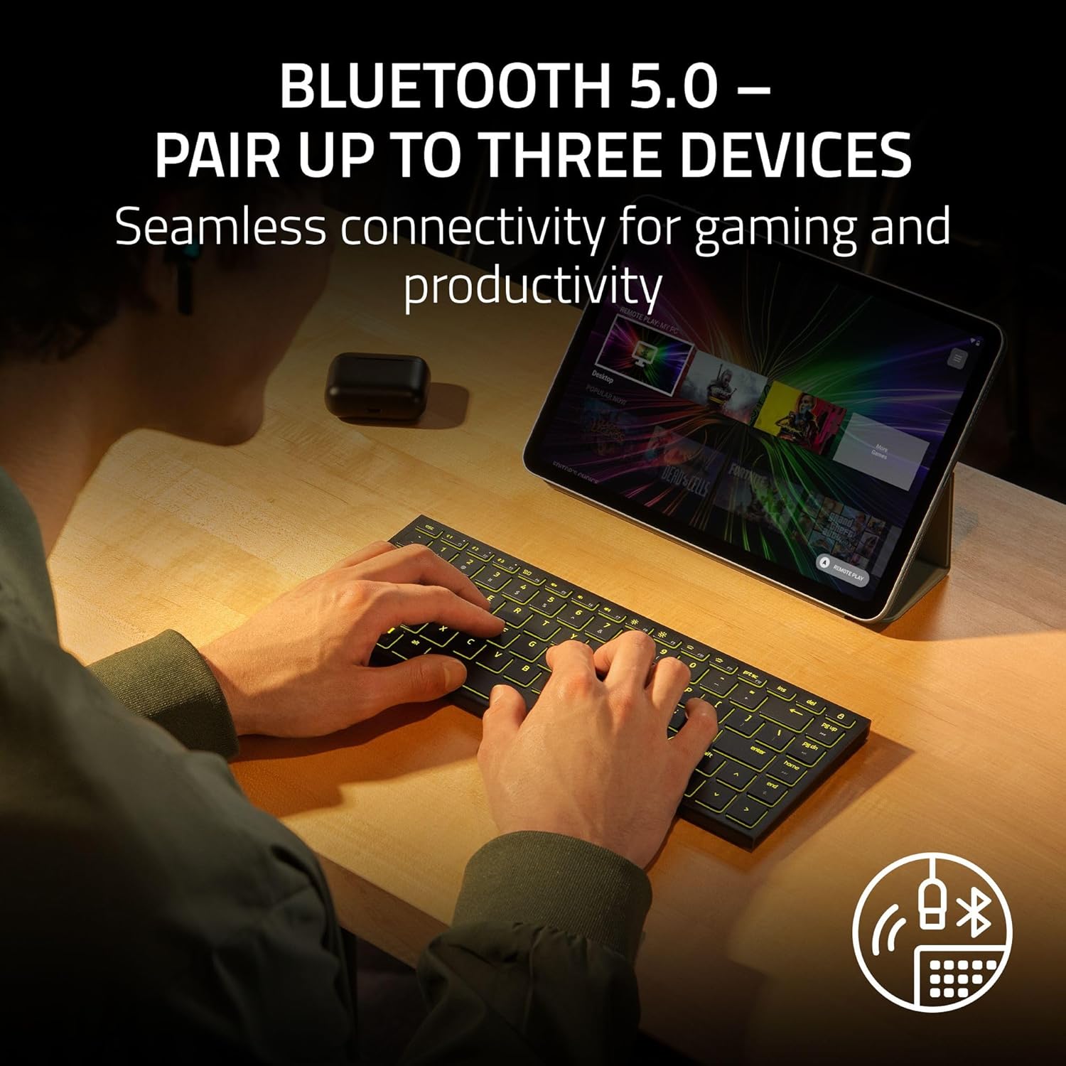 Razer Joro Portable Wireless Gaming Keyboard: Thin, Light, Compact - Chroma RGB - Low Profile Switch - AHW Store