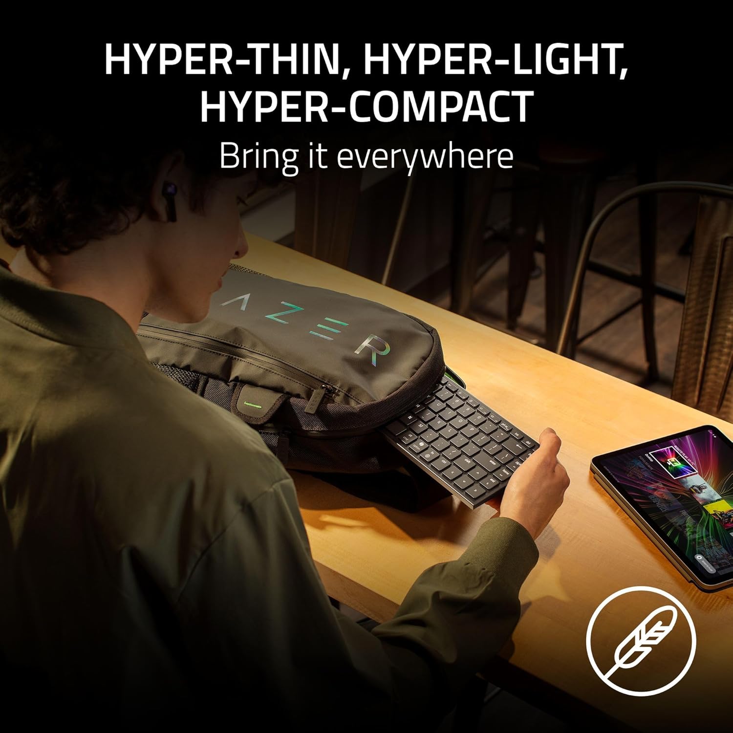 Razer Joro Portable Wireless Gaming Keyboard: Thin, Light, Compact - Chroma RGB - Low Profile Switch - AHW Store
