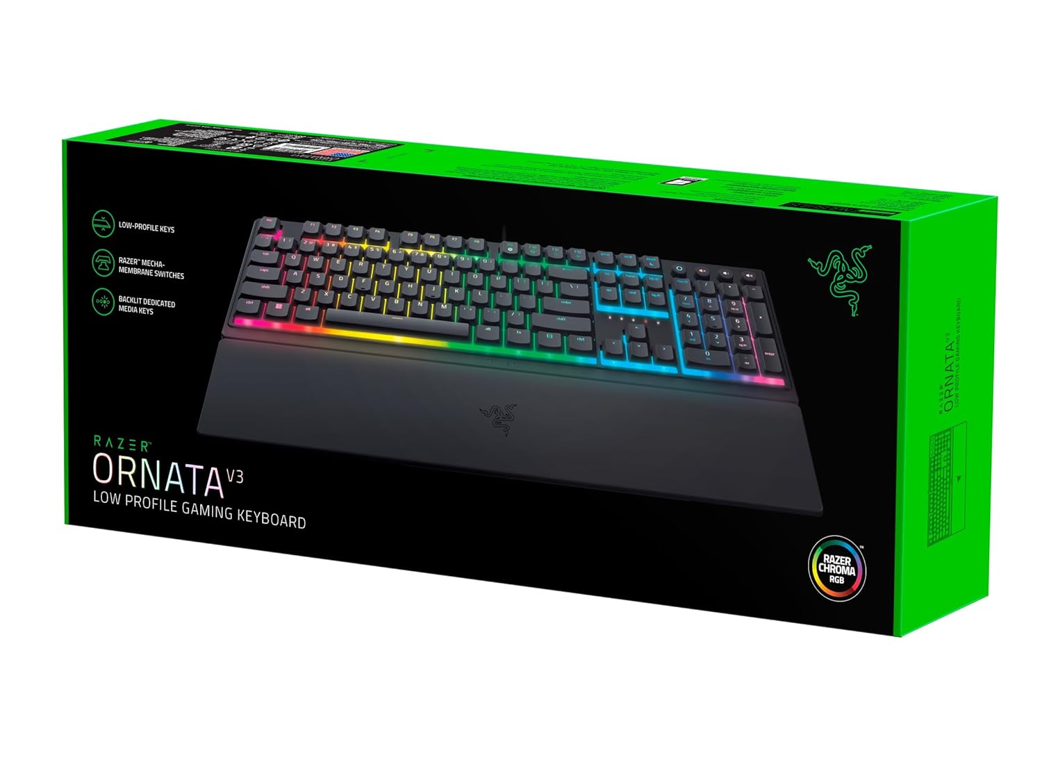 Razer Ornata V3 X Wired Gaming Keyboard Black