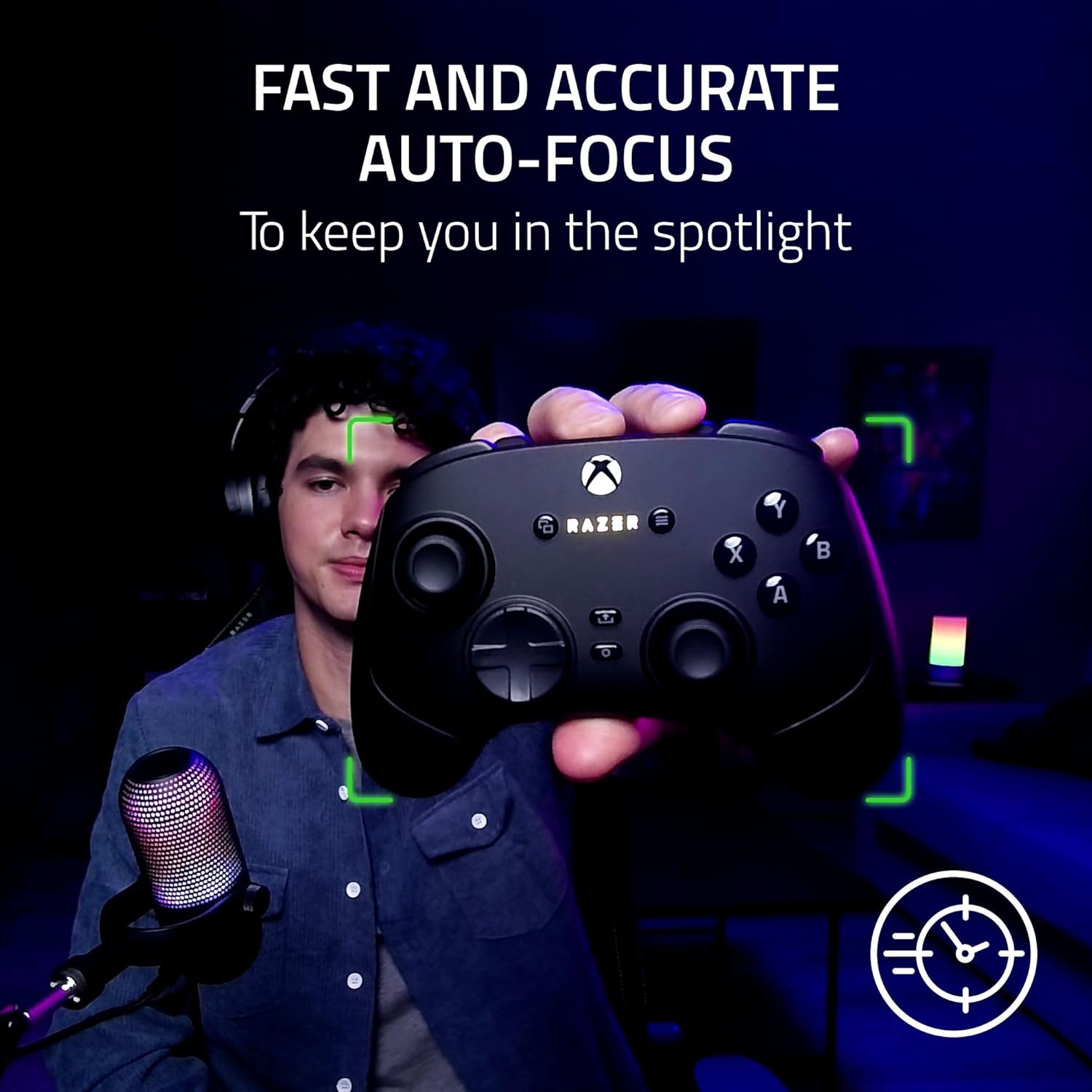 Razer Kiyo V2 X - Webcam Full HD 1080p, 60 FPS for Creators - Accurate Auto - Focus - Wide - Angle Lens - AHW Store