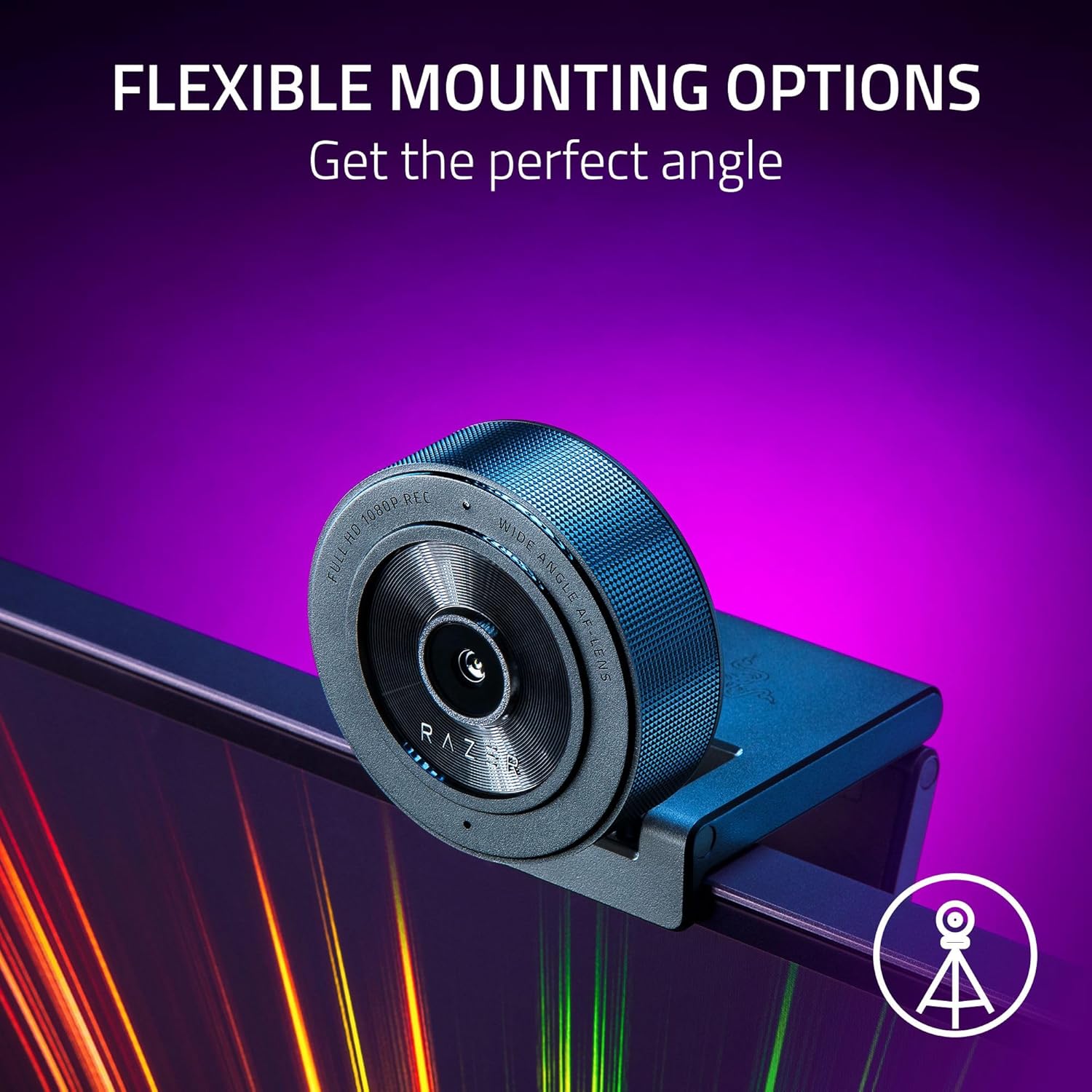 Razer Kiyo X - Full HD Streaming Webcam (1080p 30 FPS or 720p 60 FPS, Auto Focus, Plug & Play, Fully - AHW Store