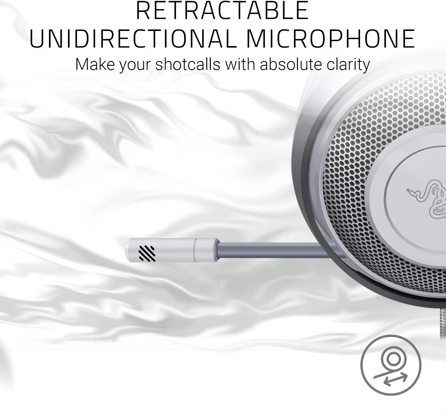 Razer kraken gaming headset 2019: lightweight aluminum frame - retractable noise cancelling mic - fo - AHW Store