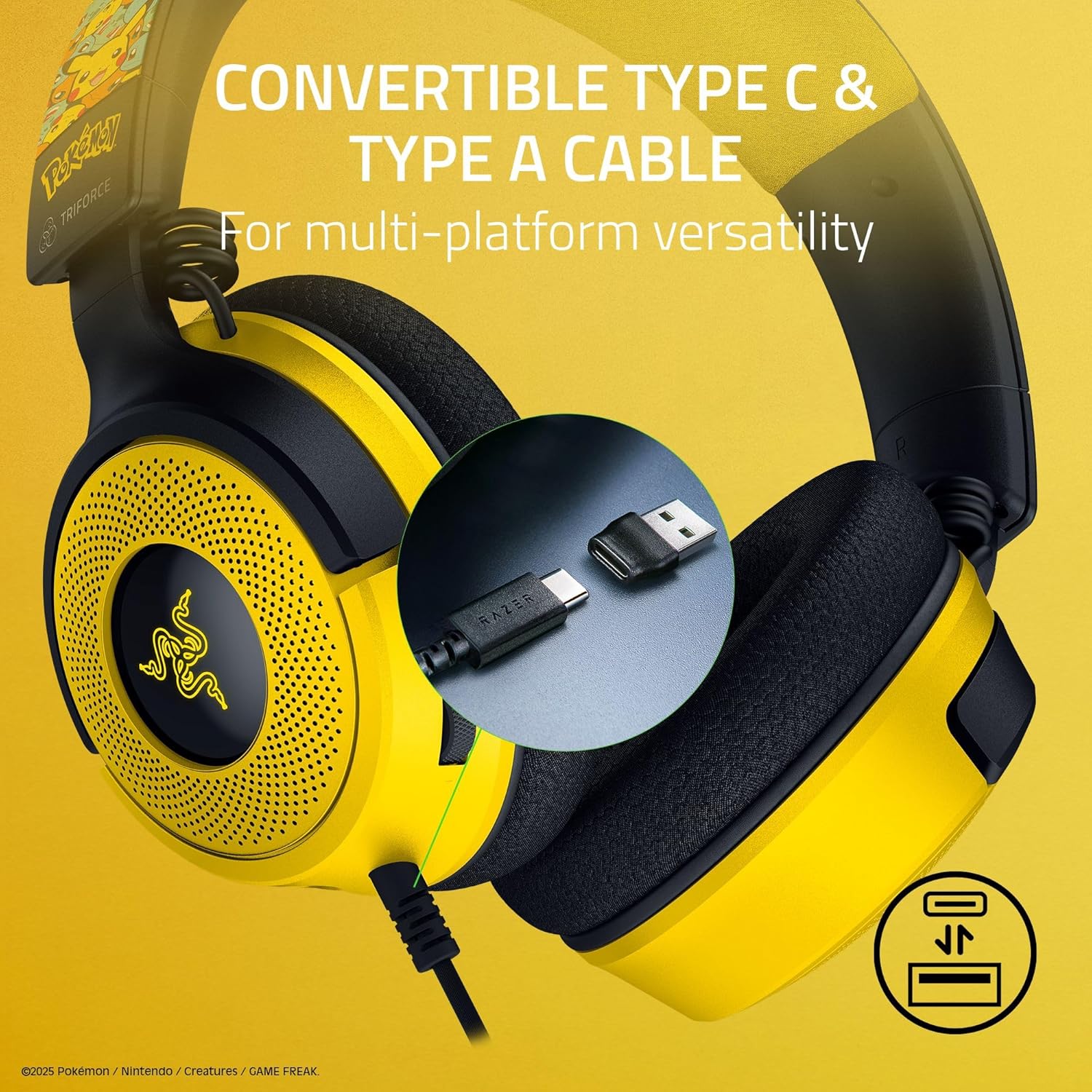 Razer Kraken V4 X Wired Gaming Headset: 40mm Drivers - Cardioid Mic - Memory Foam Cushions - Chroma - AHW Store