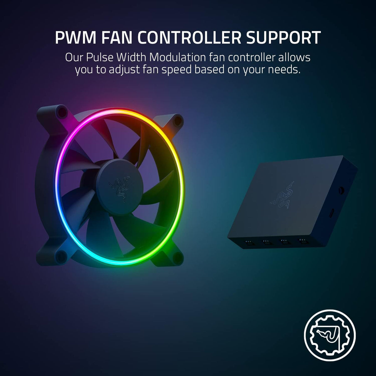 Razer Kunai Hydraulic 140MM ARGB PC Fan: Quiet, Powerful ARGB Fan - PWN Fan Controller Support - AHW Store