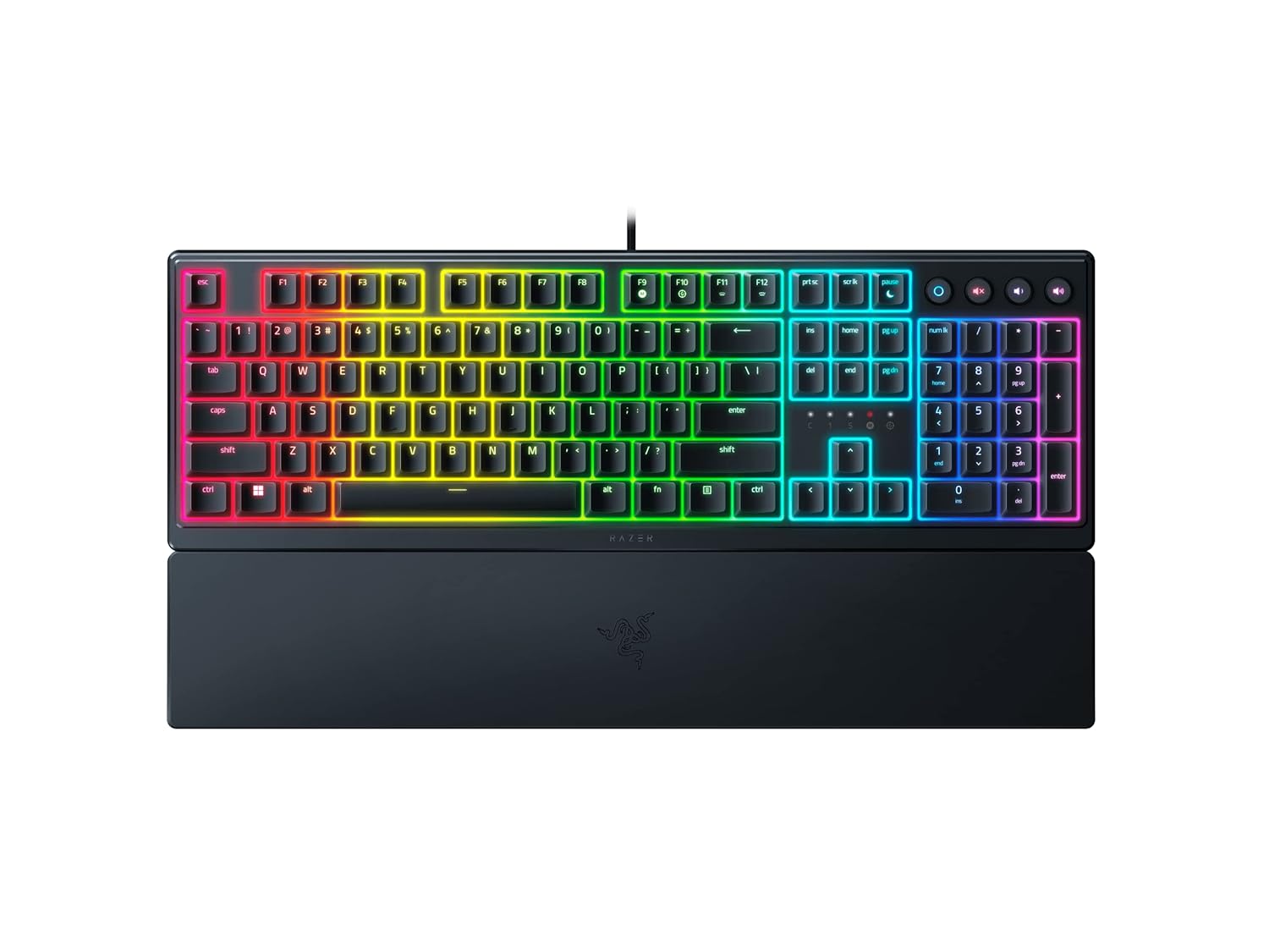 Razer Ornata V3 X Wired Gaming Keyboard Black - AHW Store