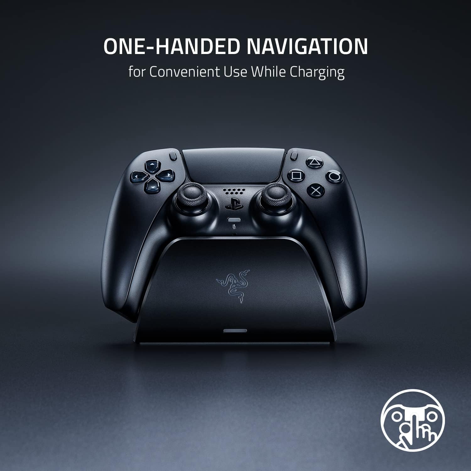 Razer Quick Charging Stand - for PlayStation 5 Controller (Quick Charge, Curved Cradle Design, Power - AHW Store