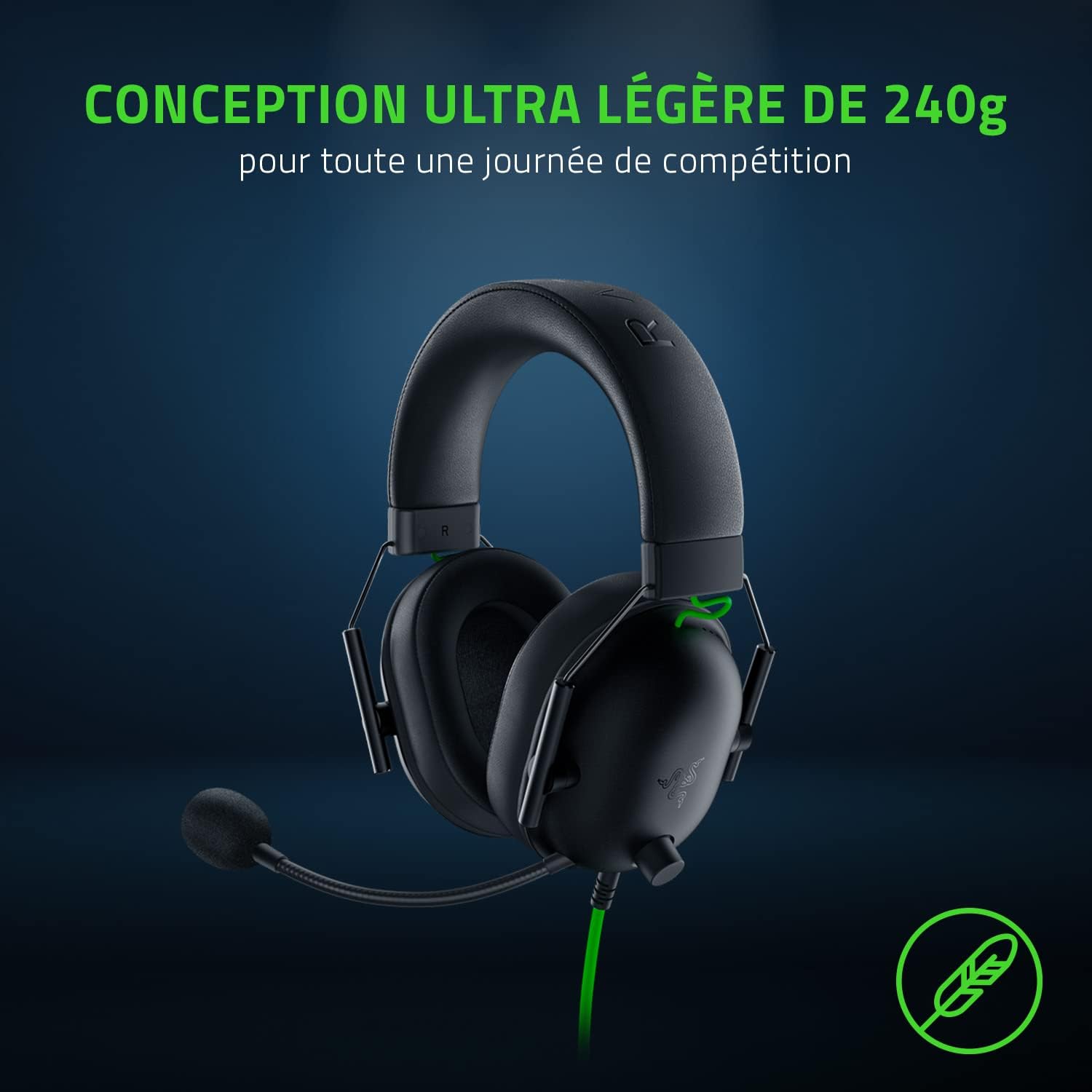 Razer RZ04 - 03240100 - R3M1 Blackshark V2 X Gaming Headset - Black - AHW Store