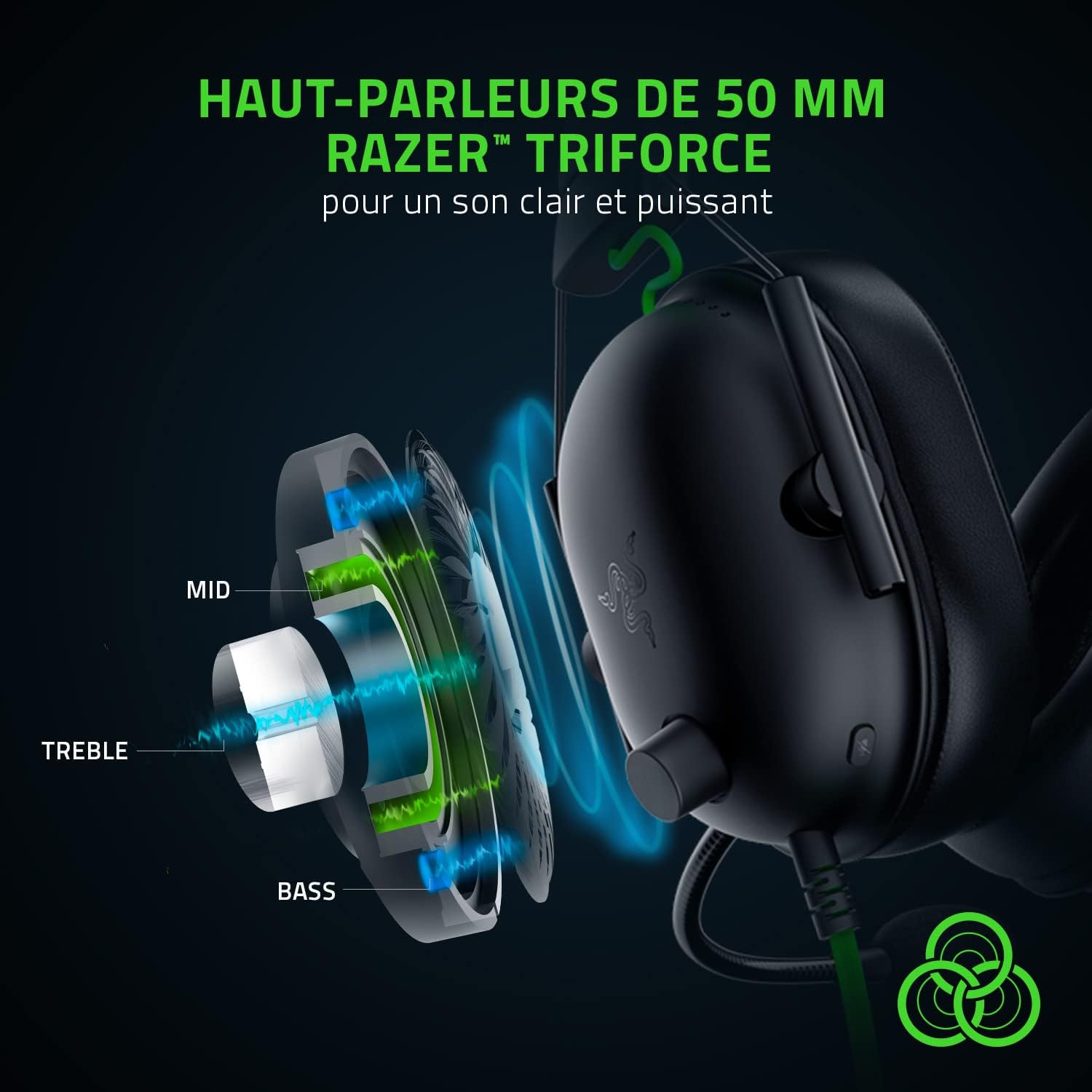 Razer RZ04 - 03240100 - R3M1 Blackshark V2 X Gaming Headset - Black - AHW Store